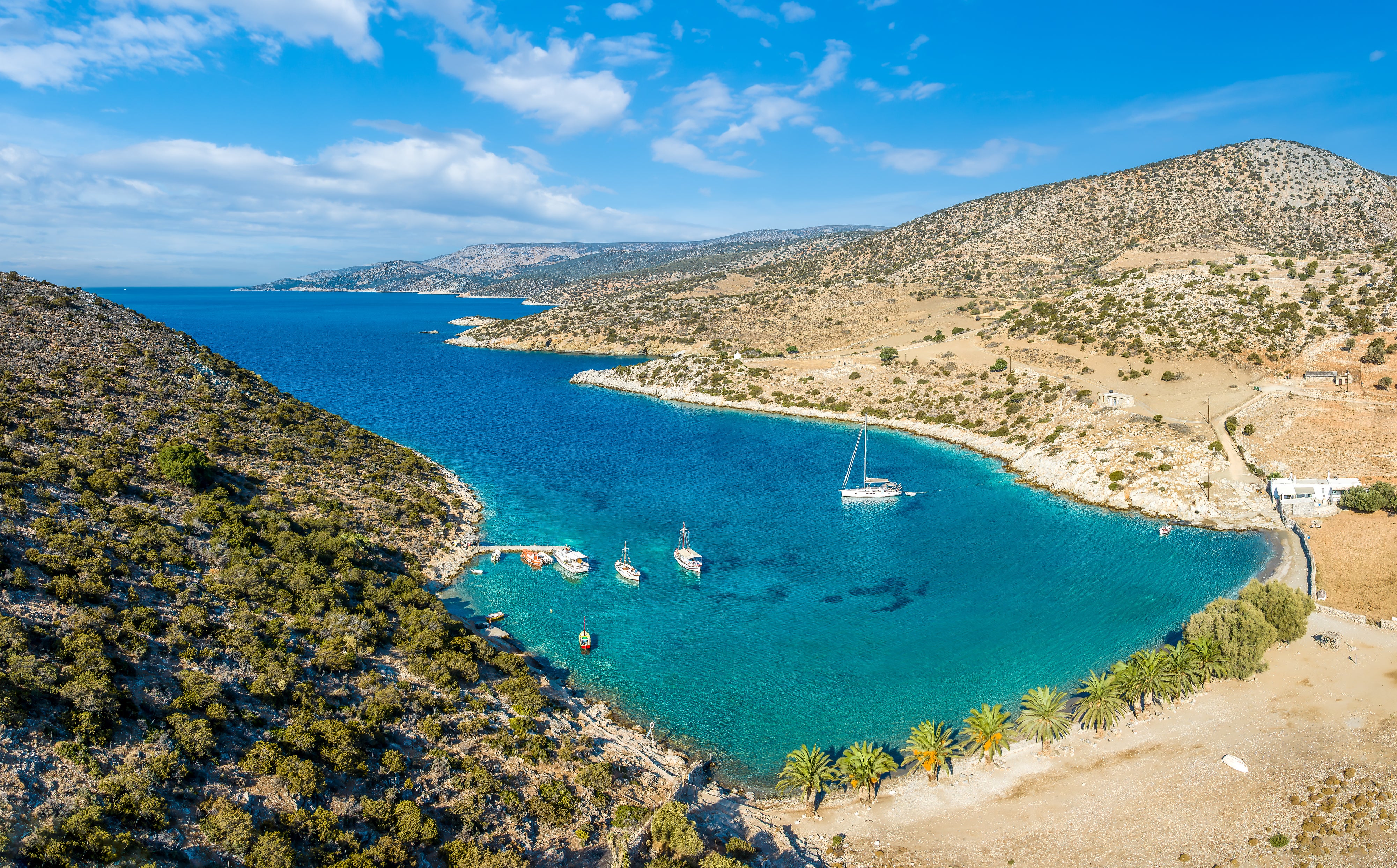 Naxos is the largest island in the Cyclades