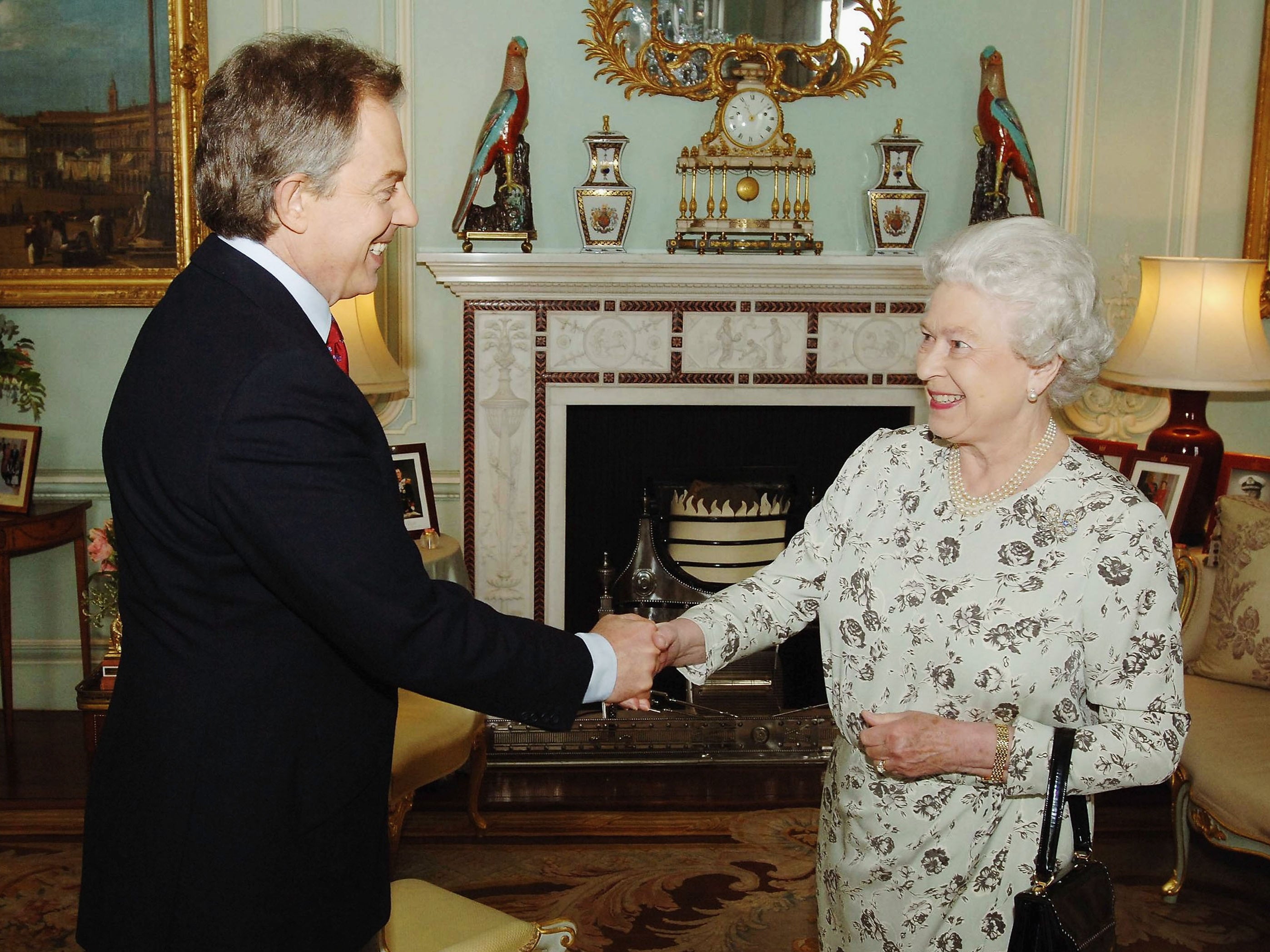 It was rumoured that Tony Blair and the Queen, pictured together in 2005, had a frosty relationship