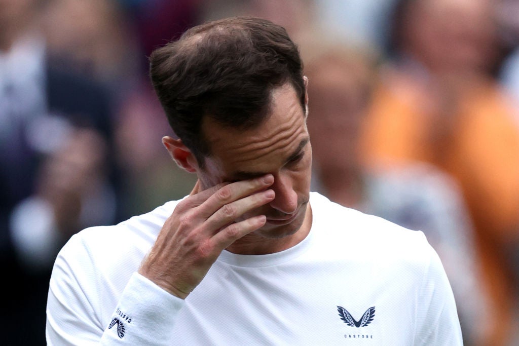 Emotional: Andy Murray admitted he can no longer play competitive tennis