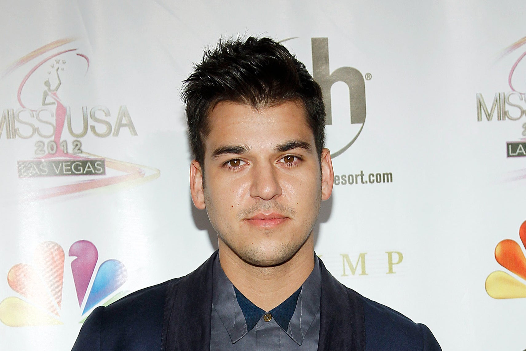 Rob Kardashian pictured in Las Vegas in 2012