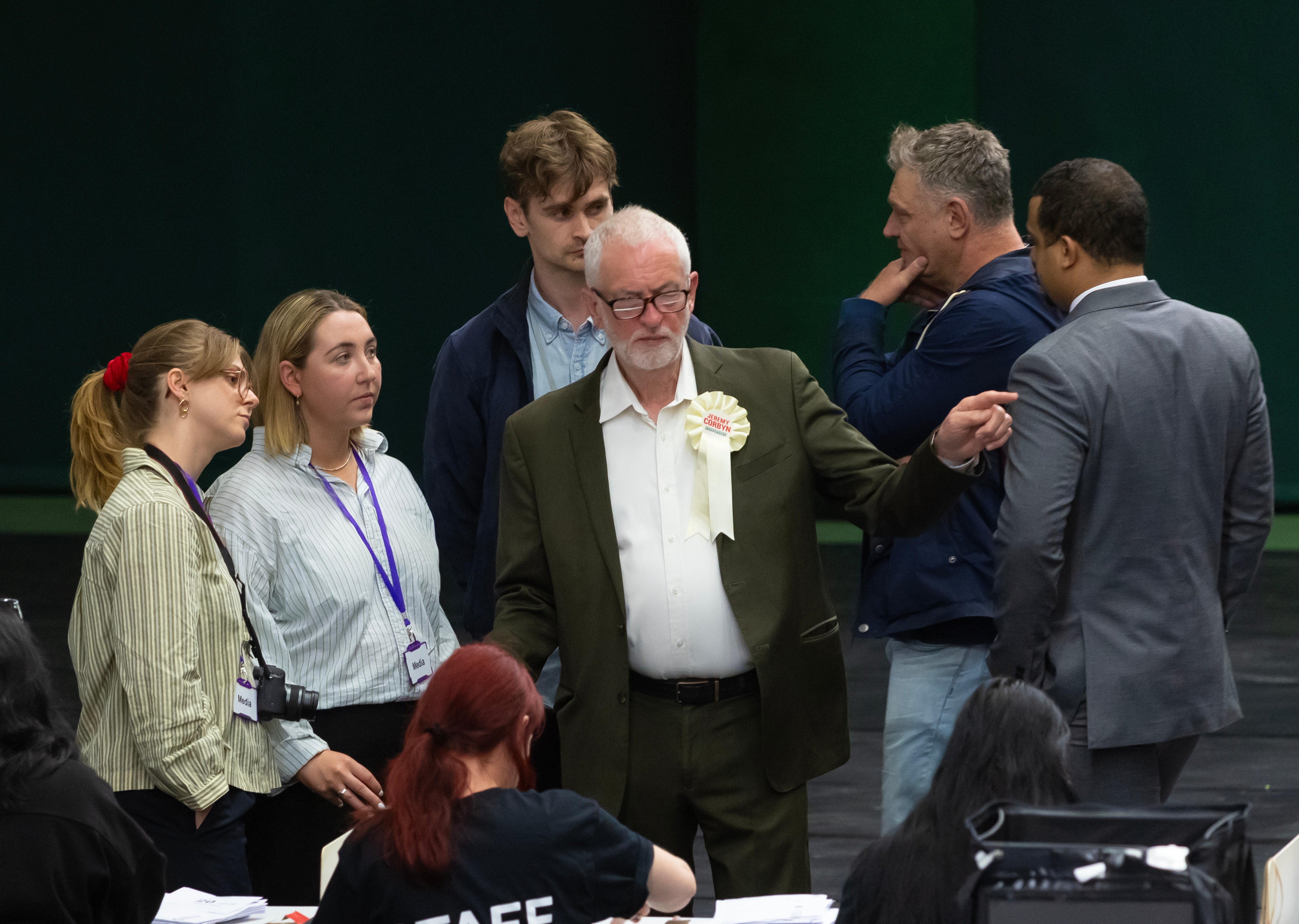 Corbyn said his victory showed the people of Islington North ‘wanted something better’ from politics