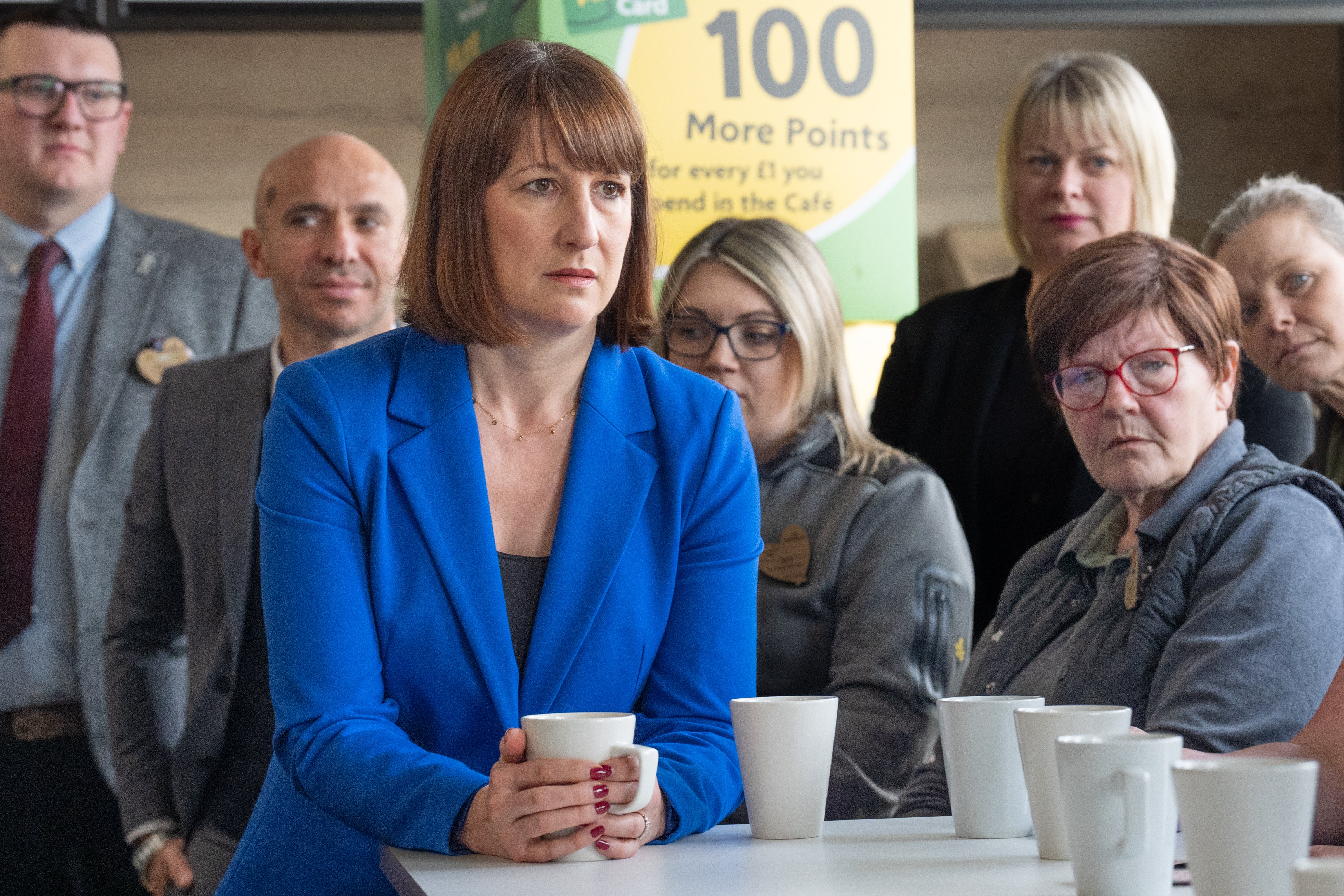 Shadow chancellor, Rachel Reeves (Stefan Rousseau/PA)