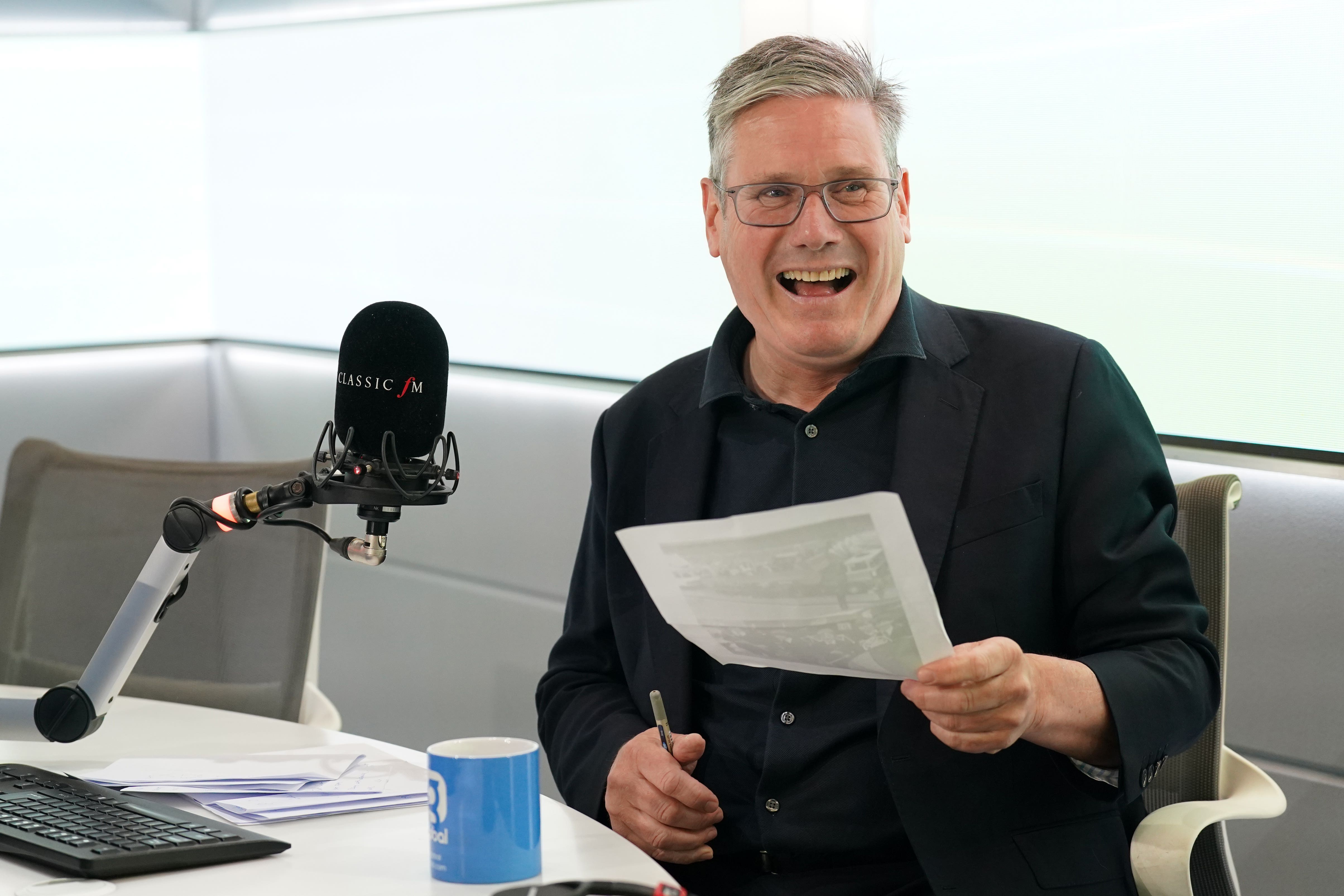 Labour Party leader Sir Keir Starmer has previously talked about the importance of music education in schools and his own passion for music (PA)