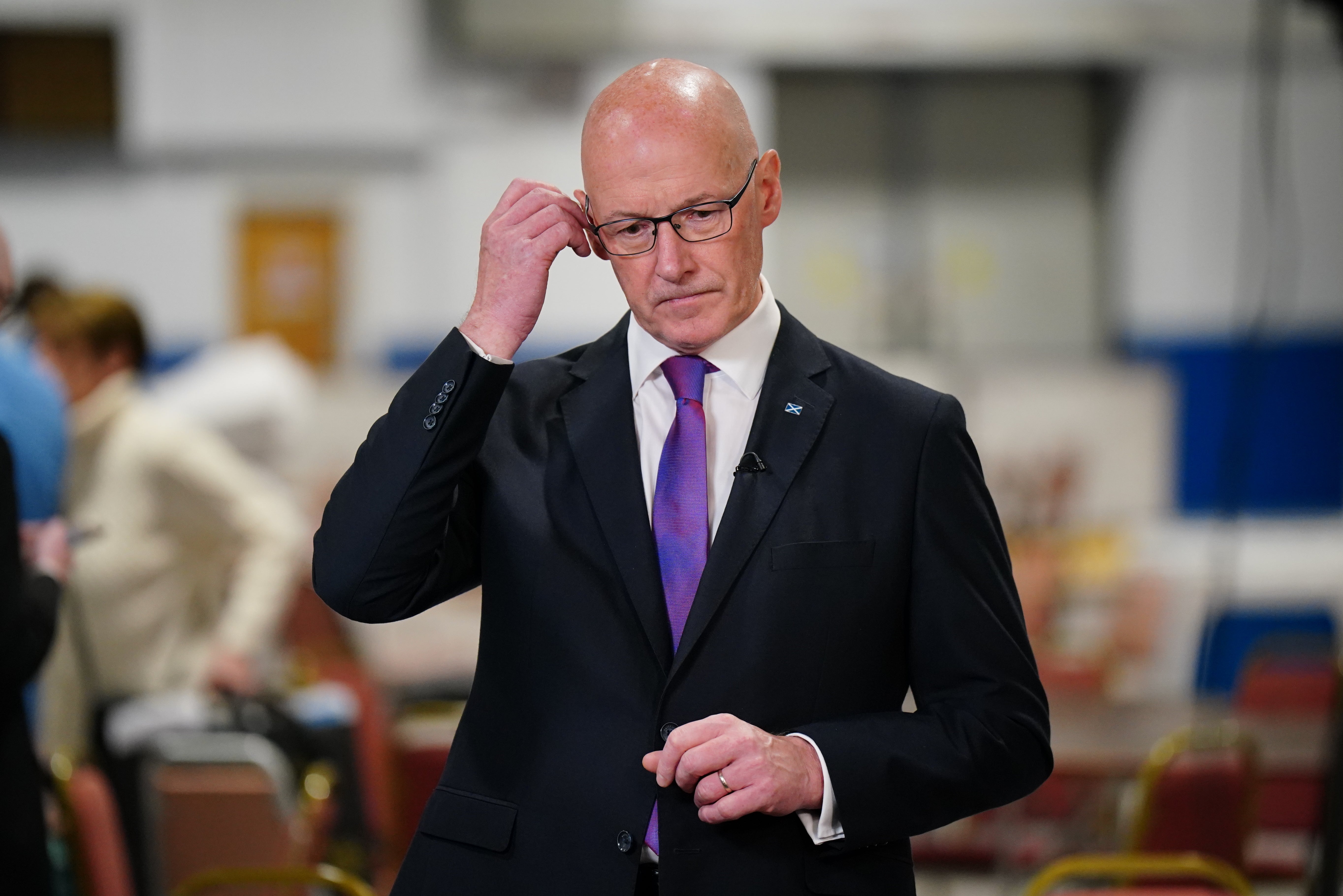 John Swinney said the SNP will now reflect on the results