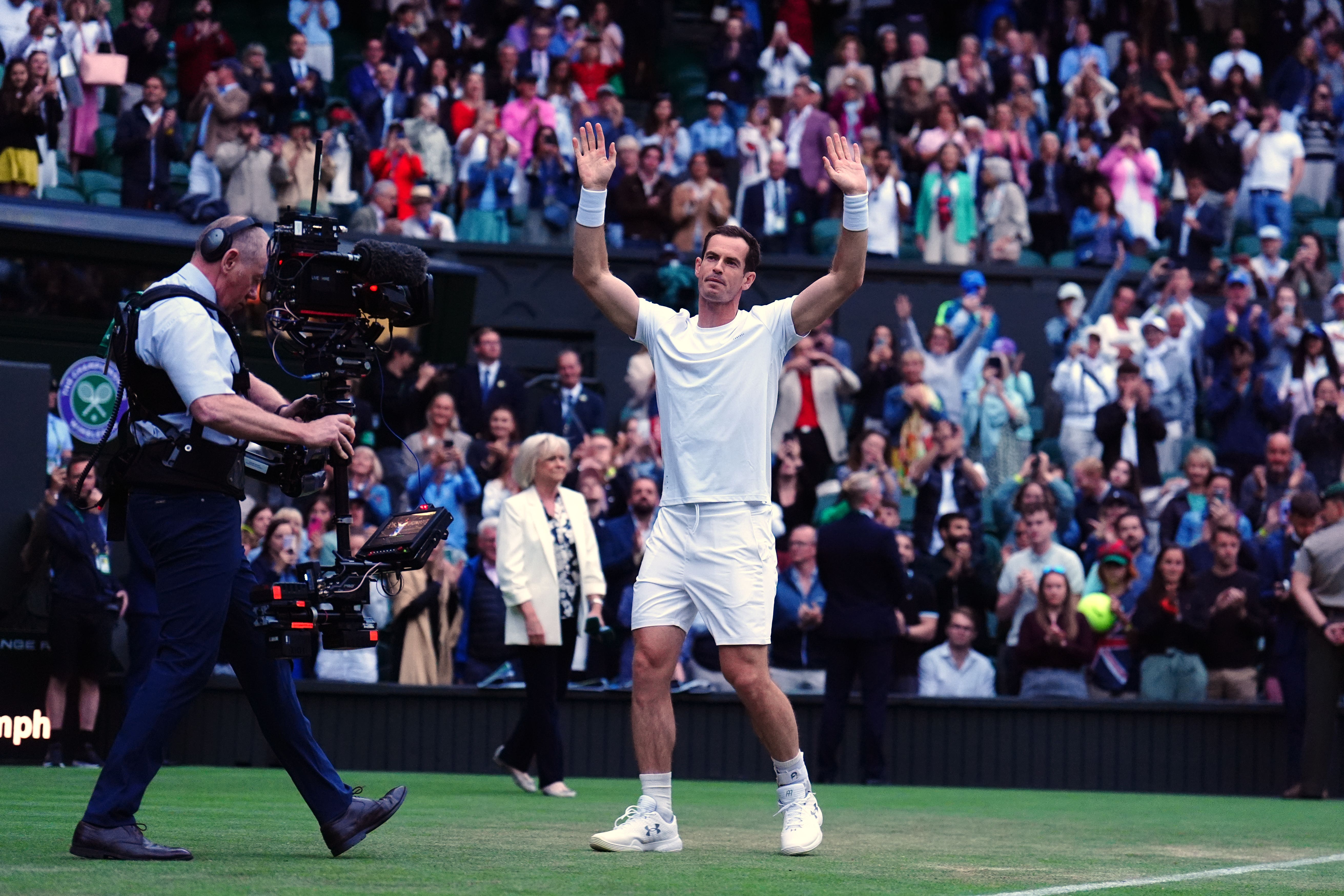 Murray’s career was celebrated in a Centre Court ceremony on Thursday