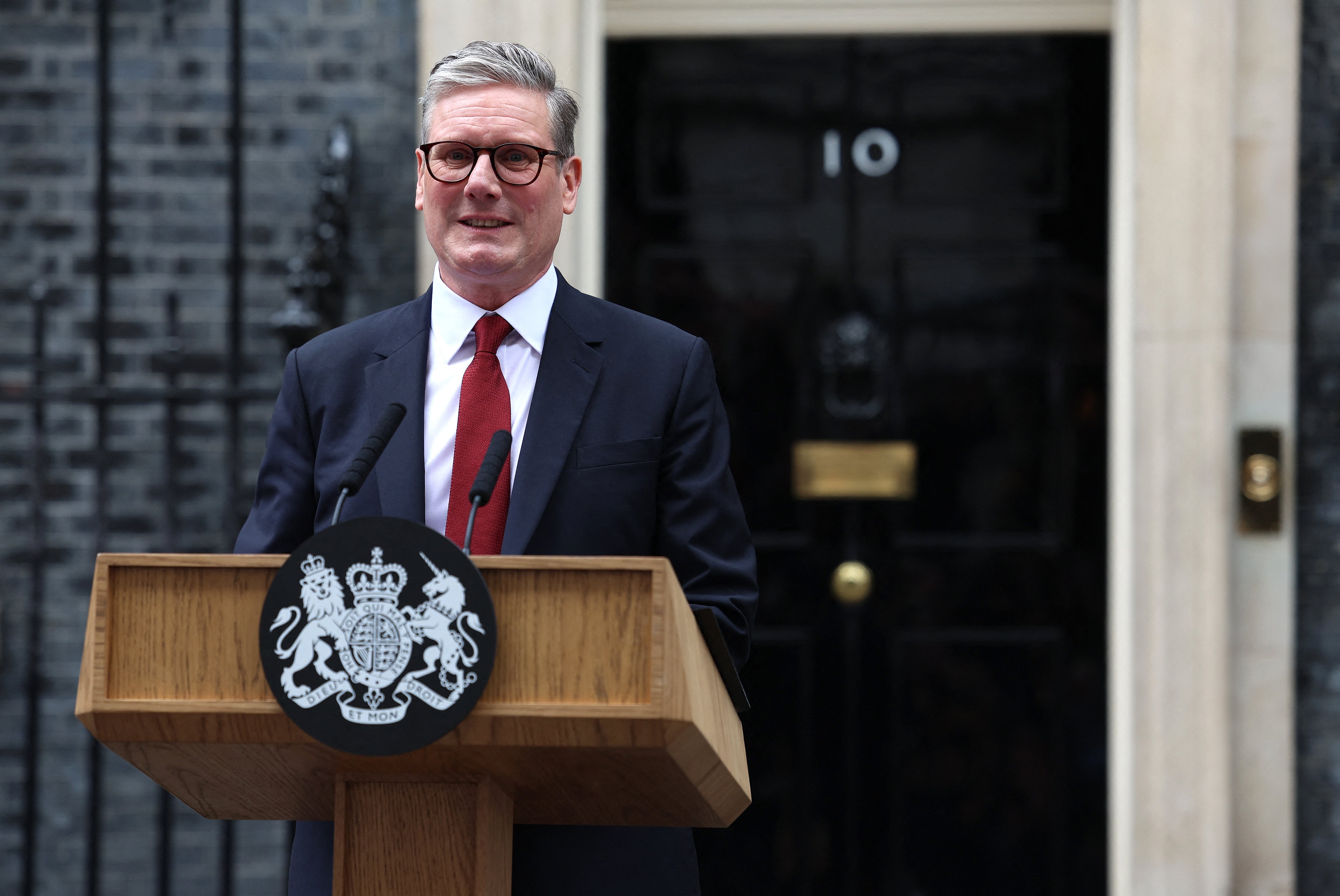 Time for work: Three months of intense activity will do wonders for Starmer’s image