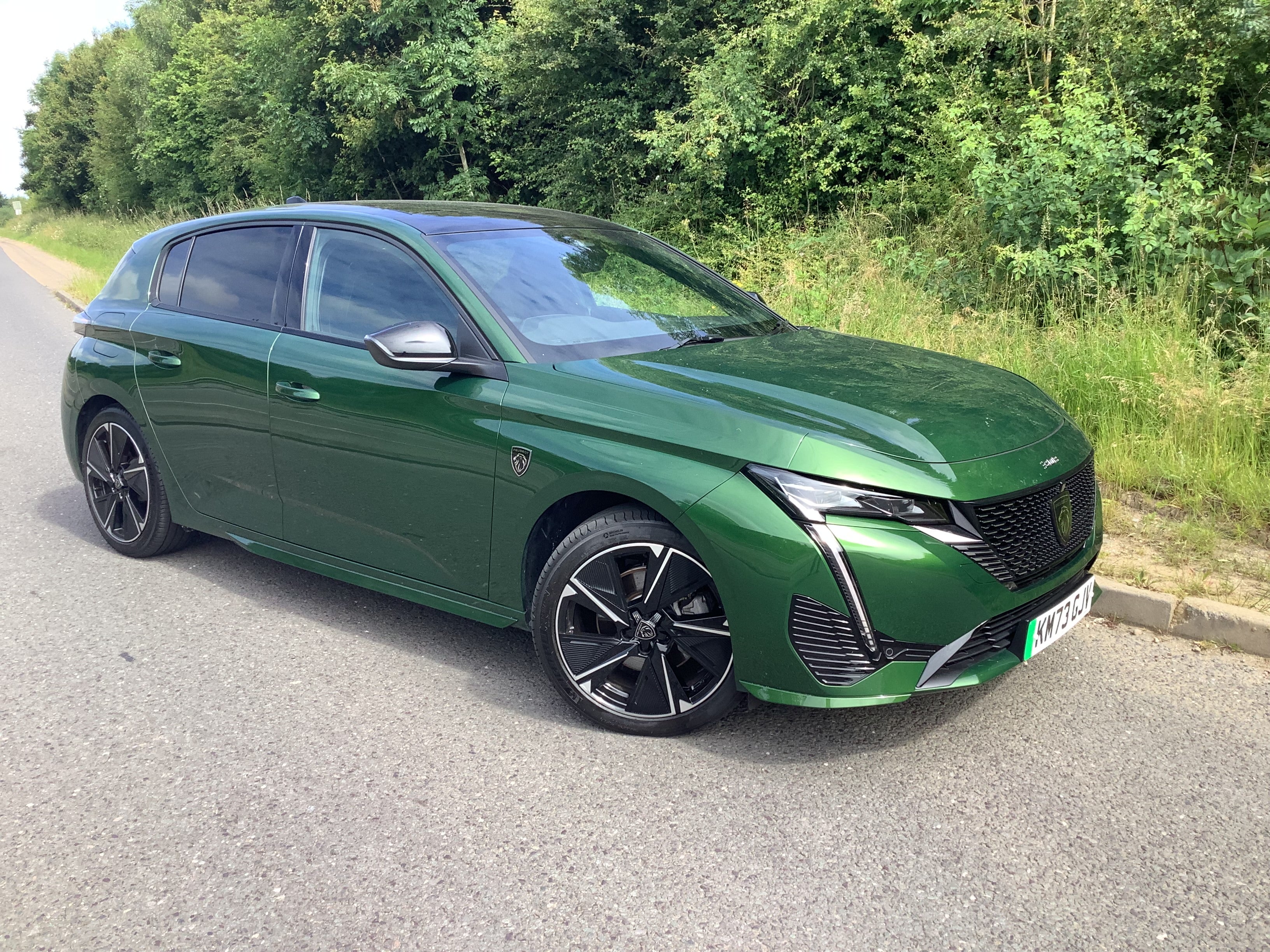 It’s so easy being green: Peugeot have made a real effort with the looks, and the interior is equally impressive