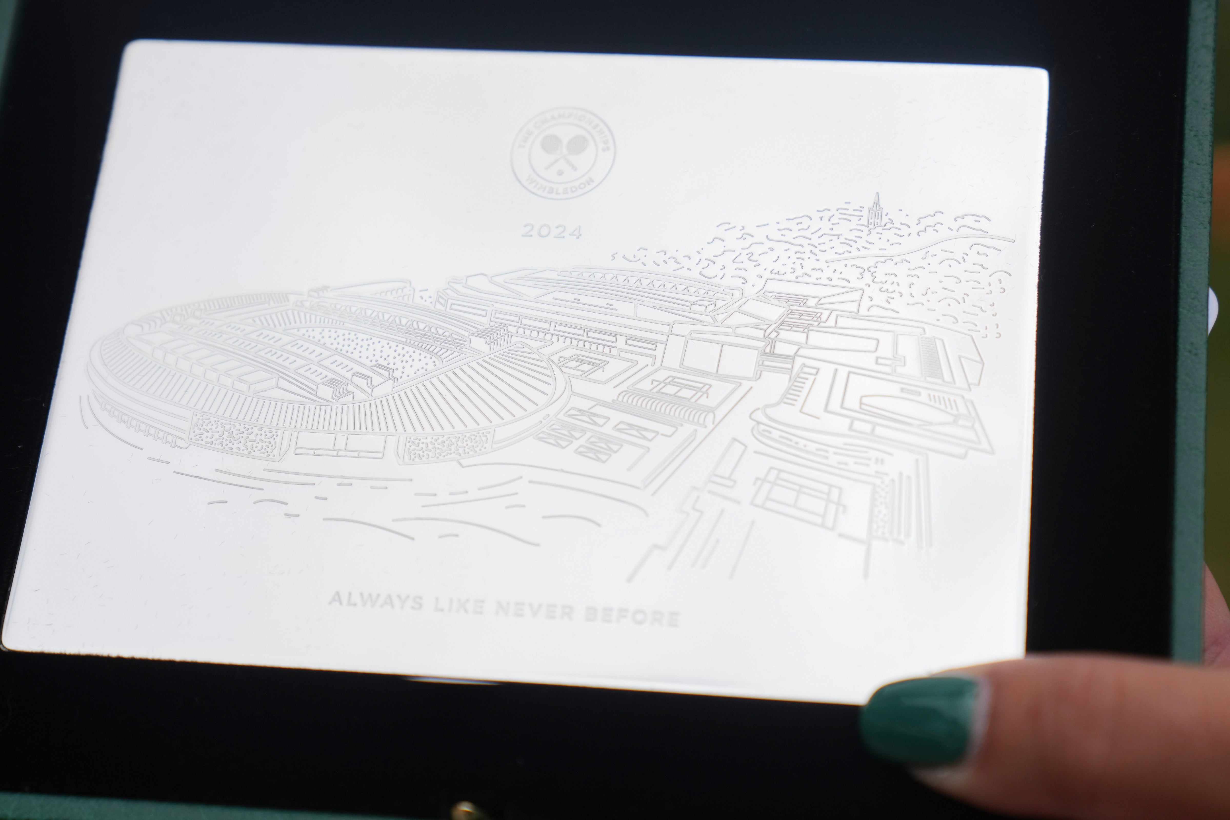 Britain Tennis Wimbledon Participation Trophy