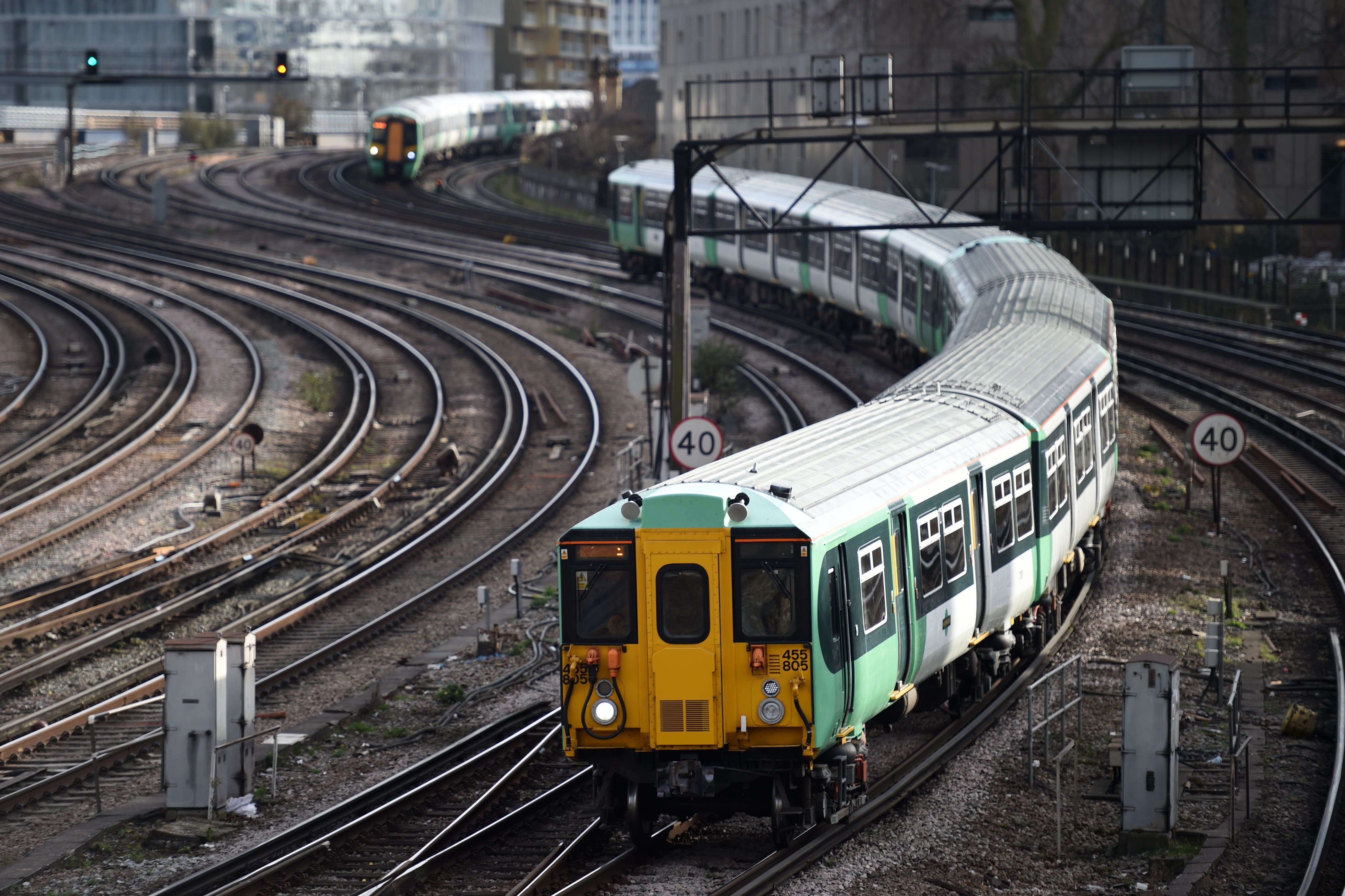 Labour pledged to bring all train services in England into public ownership (Kirsty O’Connor/PA)