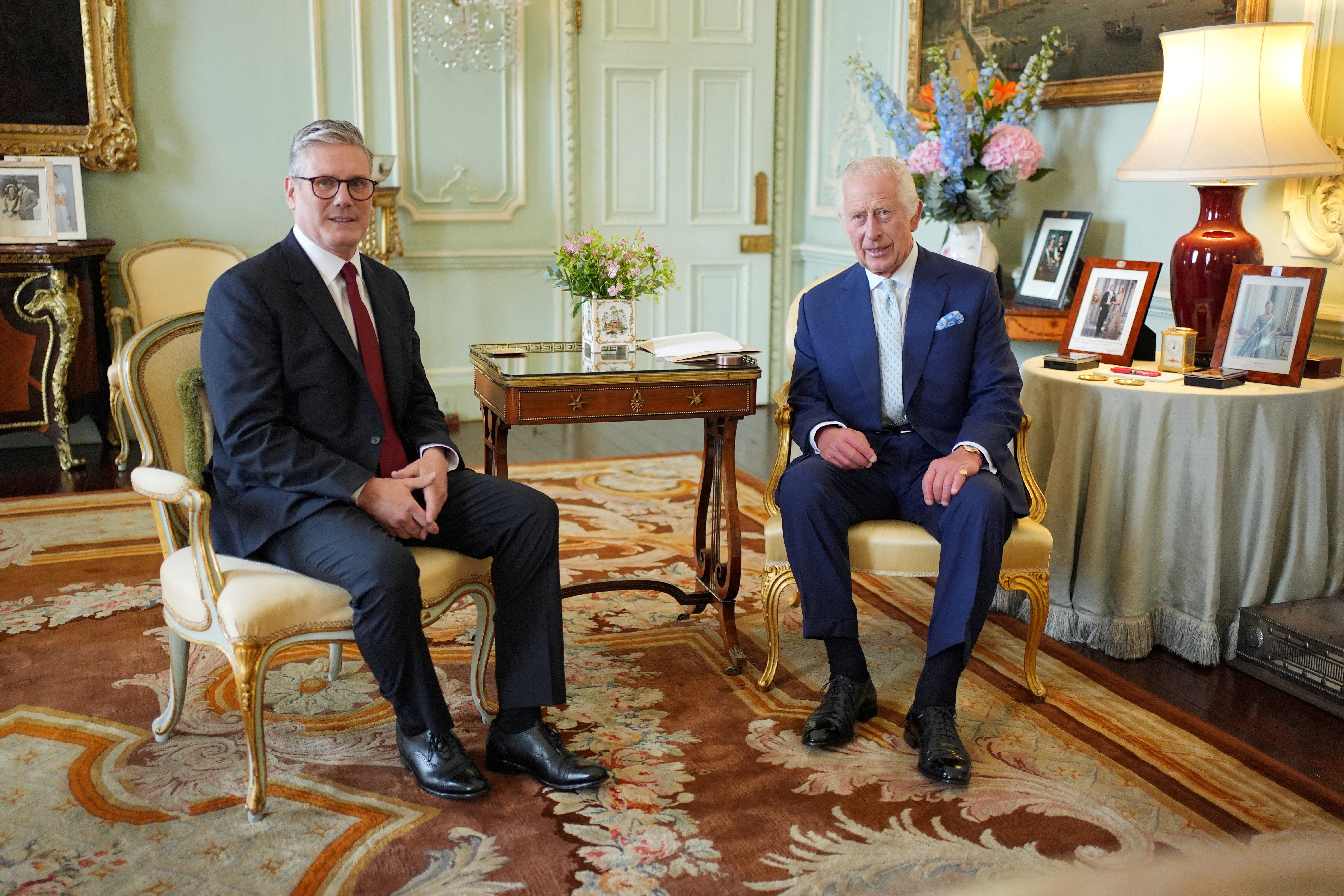 King Charles, the fourth monarch to preside over a Labour government, with Keir Starmer on Friday