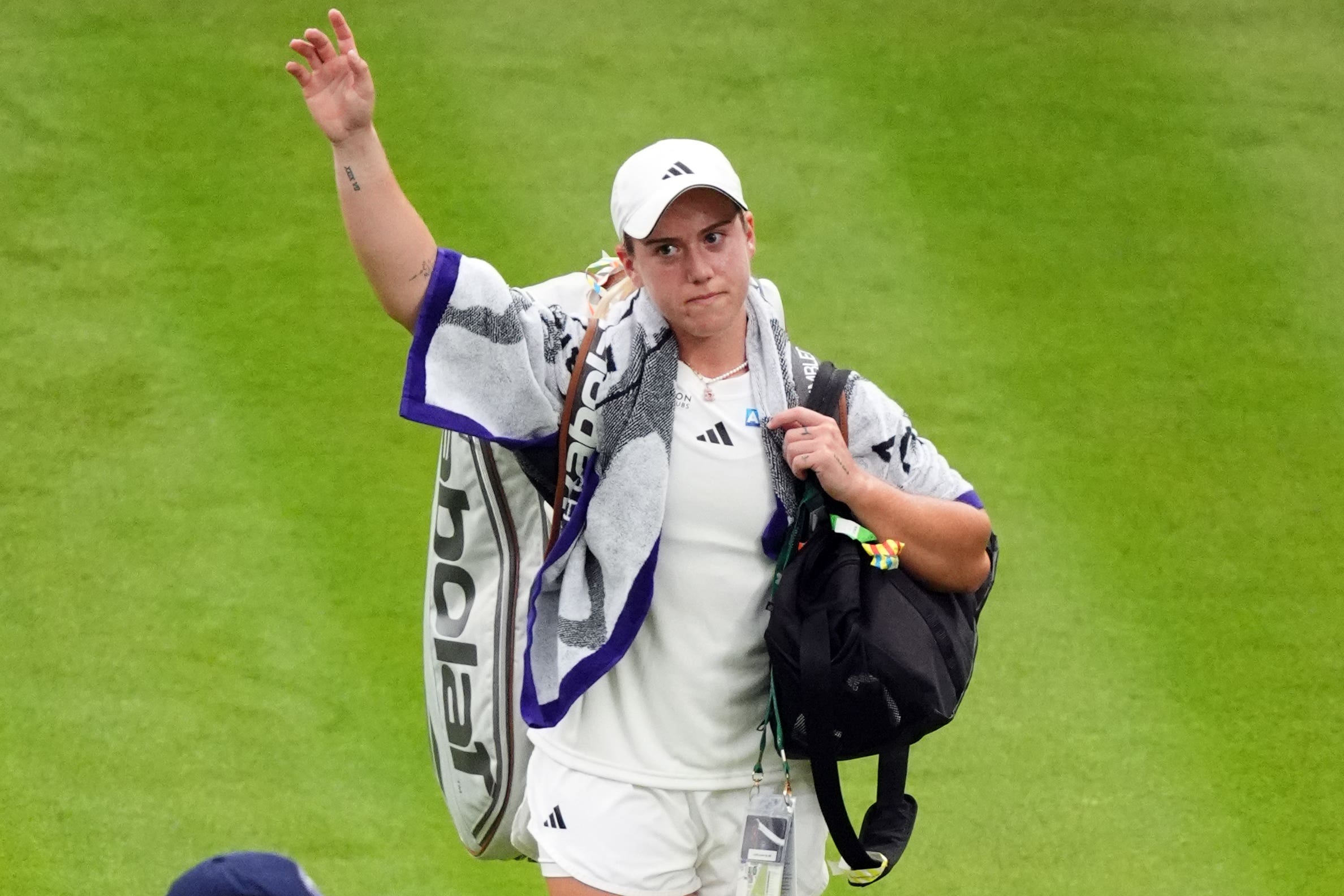 Sonay Kartal departed Wimbledon with her head held high (John Walton/PA)