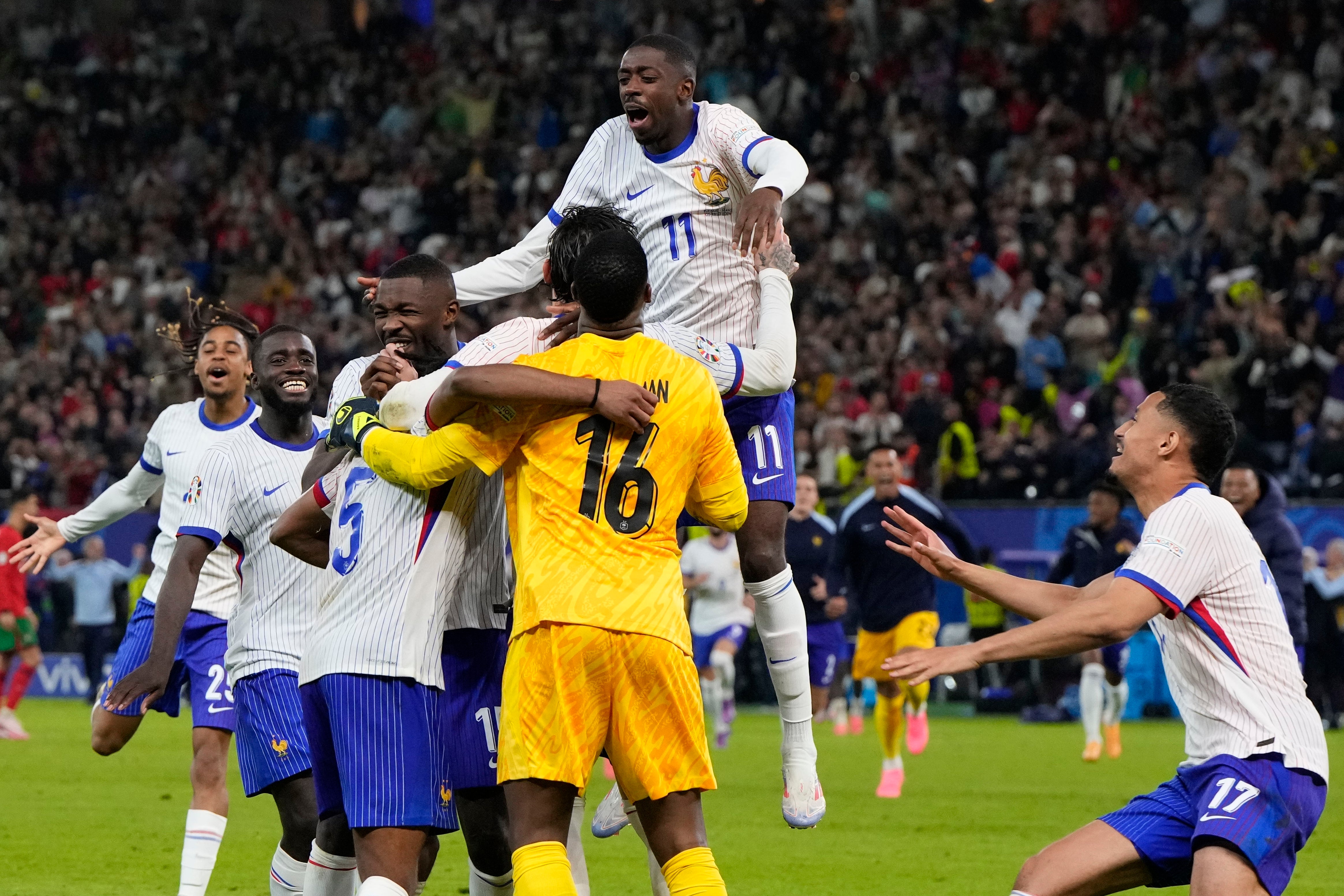 France could finally celebrate a penalty shootout win