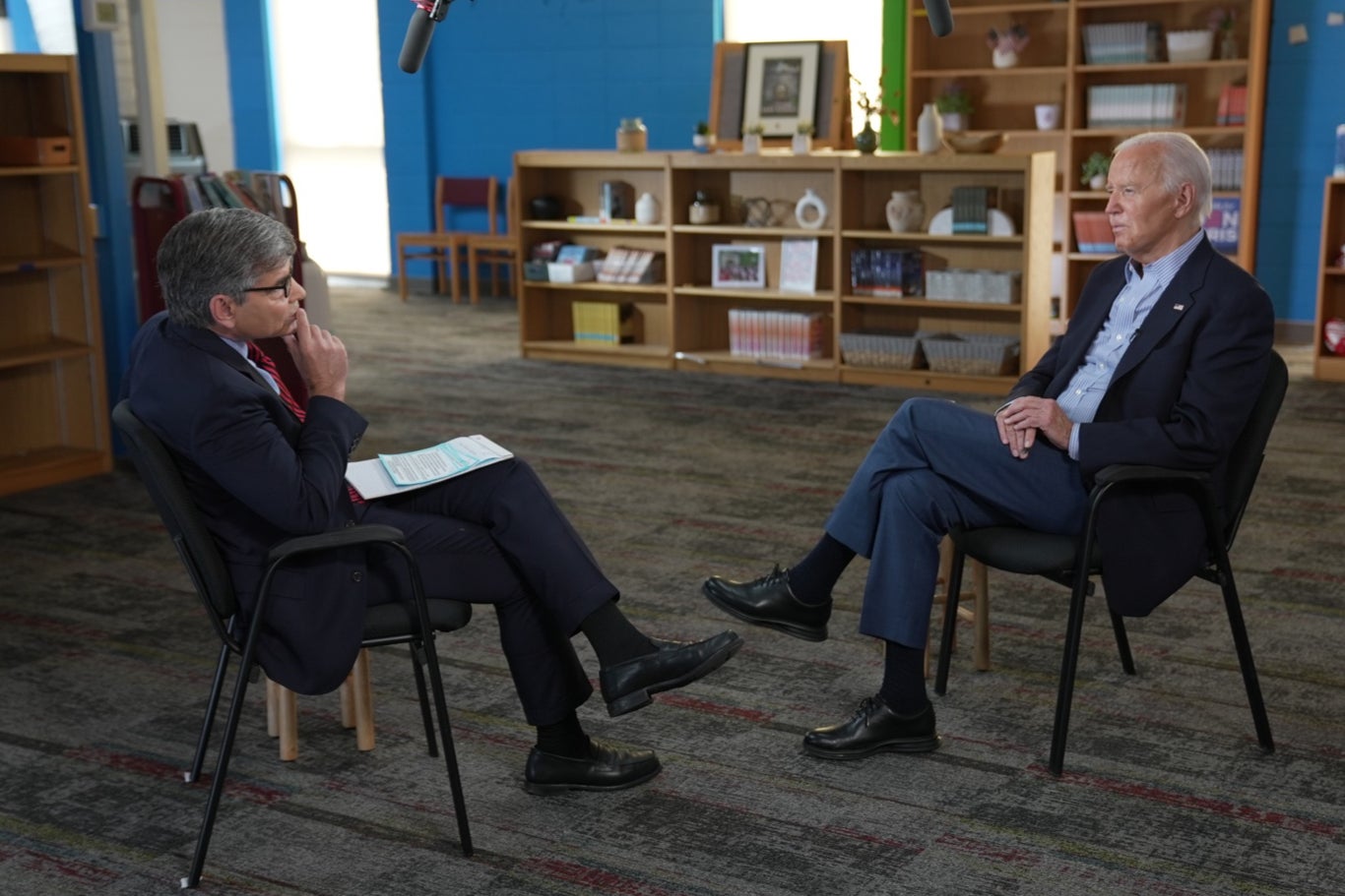 Stephanopoulos and Biden sat down last Friday for president’s first interview post election debate debacle