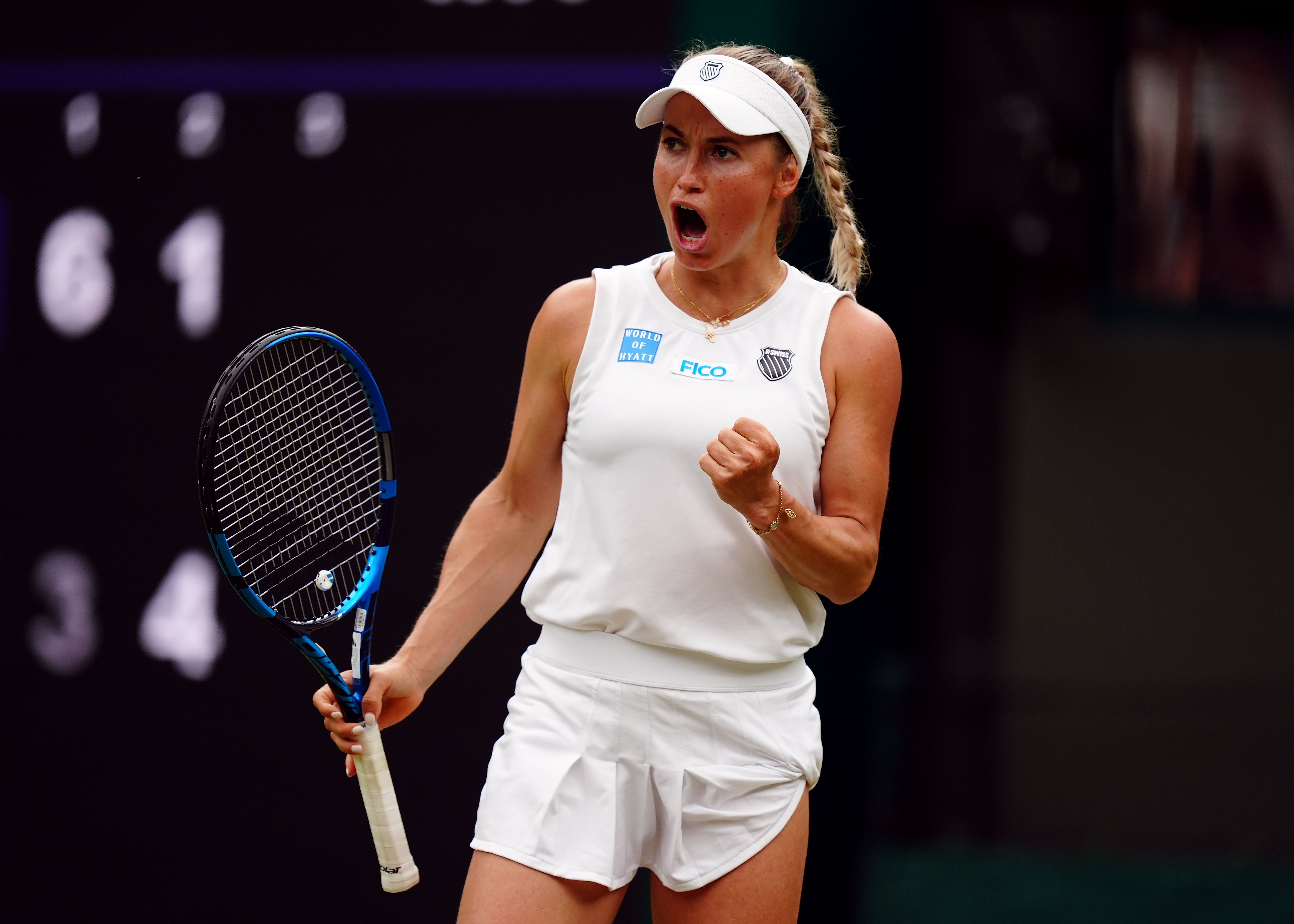 Yulia Putintseva was a surprise winner (Mike Egerton/PA)