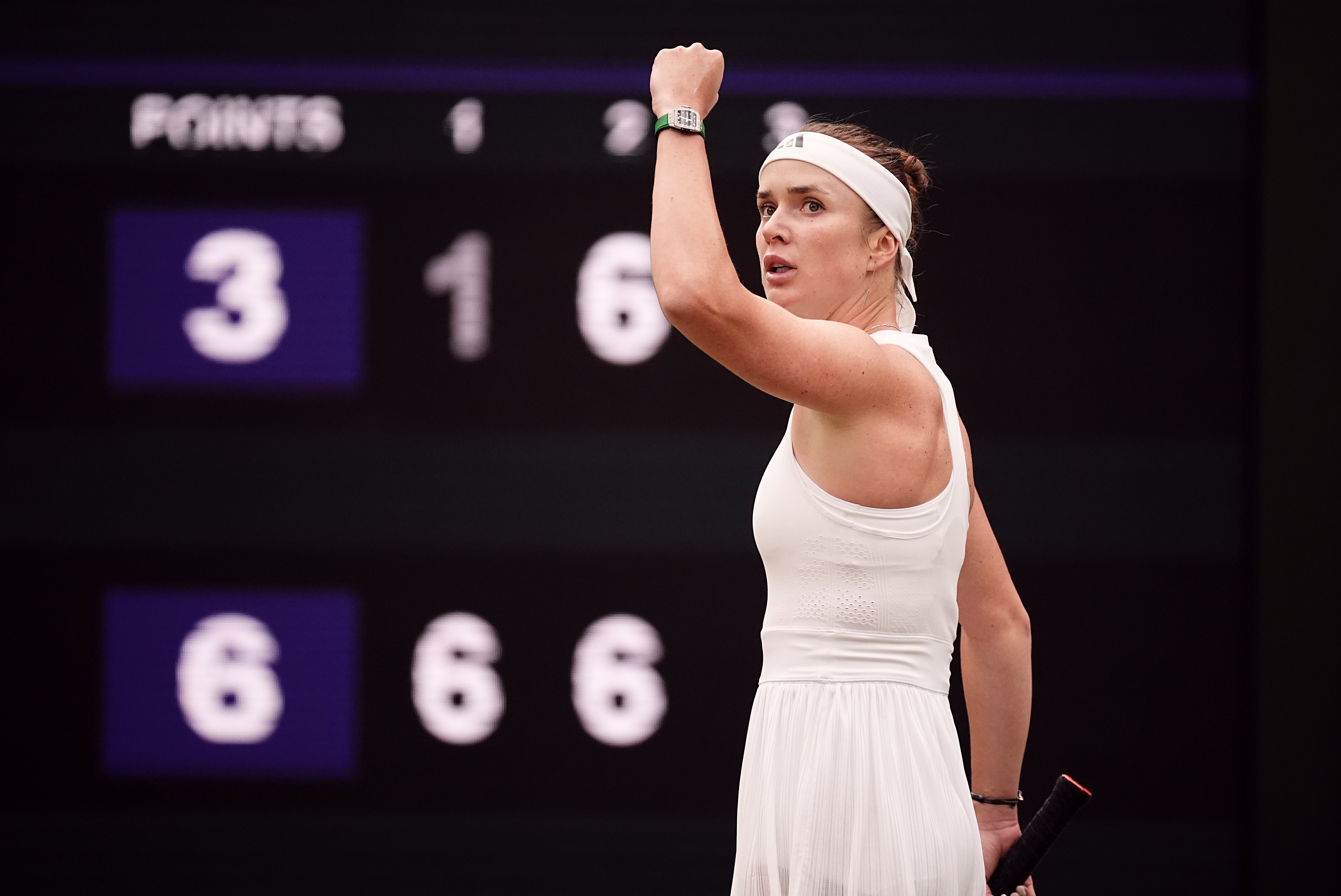 Elina Svitolina is through to the fourth round (Aaron Chown/PA)