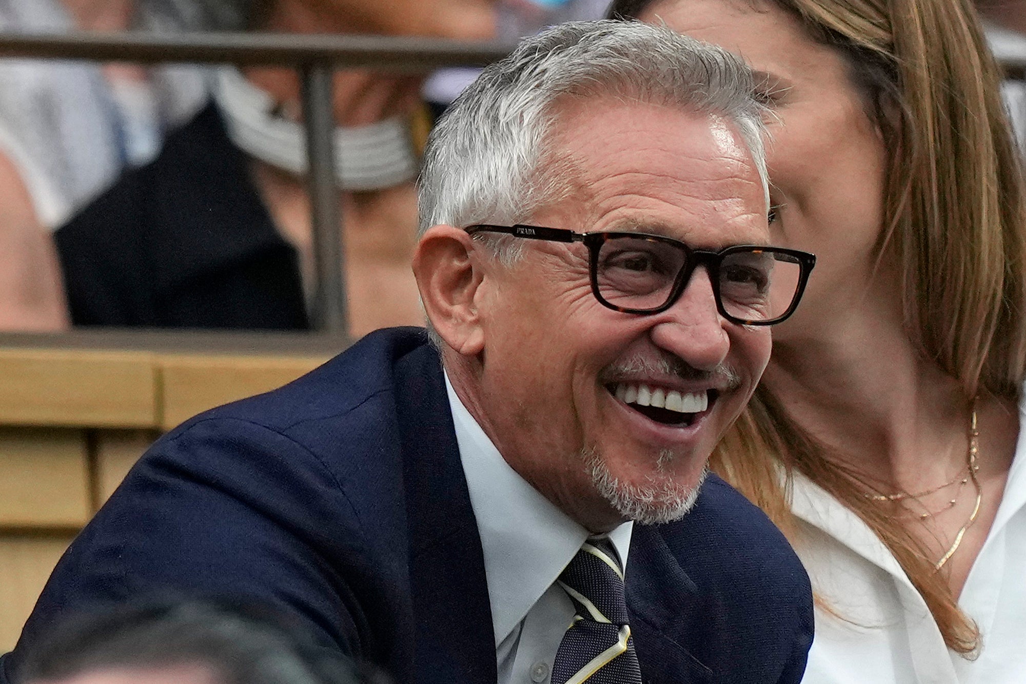 Laughing all the way: Gary Lineker has been revealed as the top earner at the BBC for the seventh year in a row