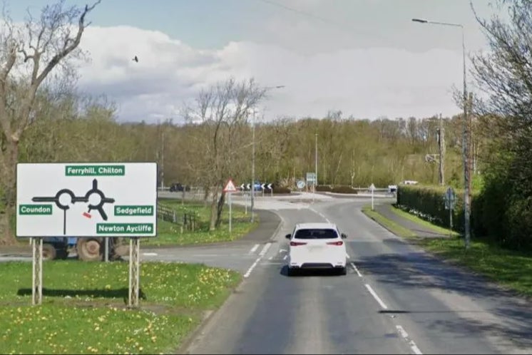 The two boys crashed at a roundabout in Rushyford, County Durham, on Friday