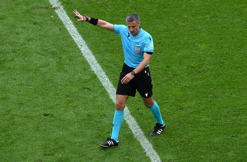 Vinčič has officiated two games so far at Euro 2024