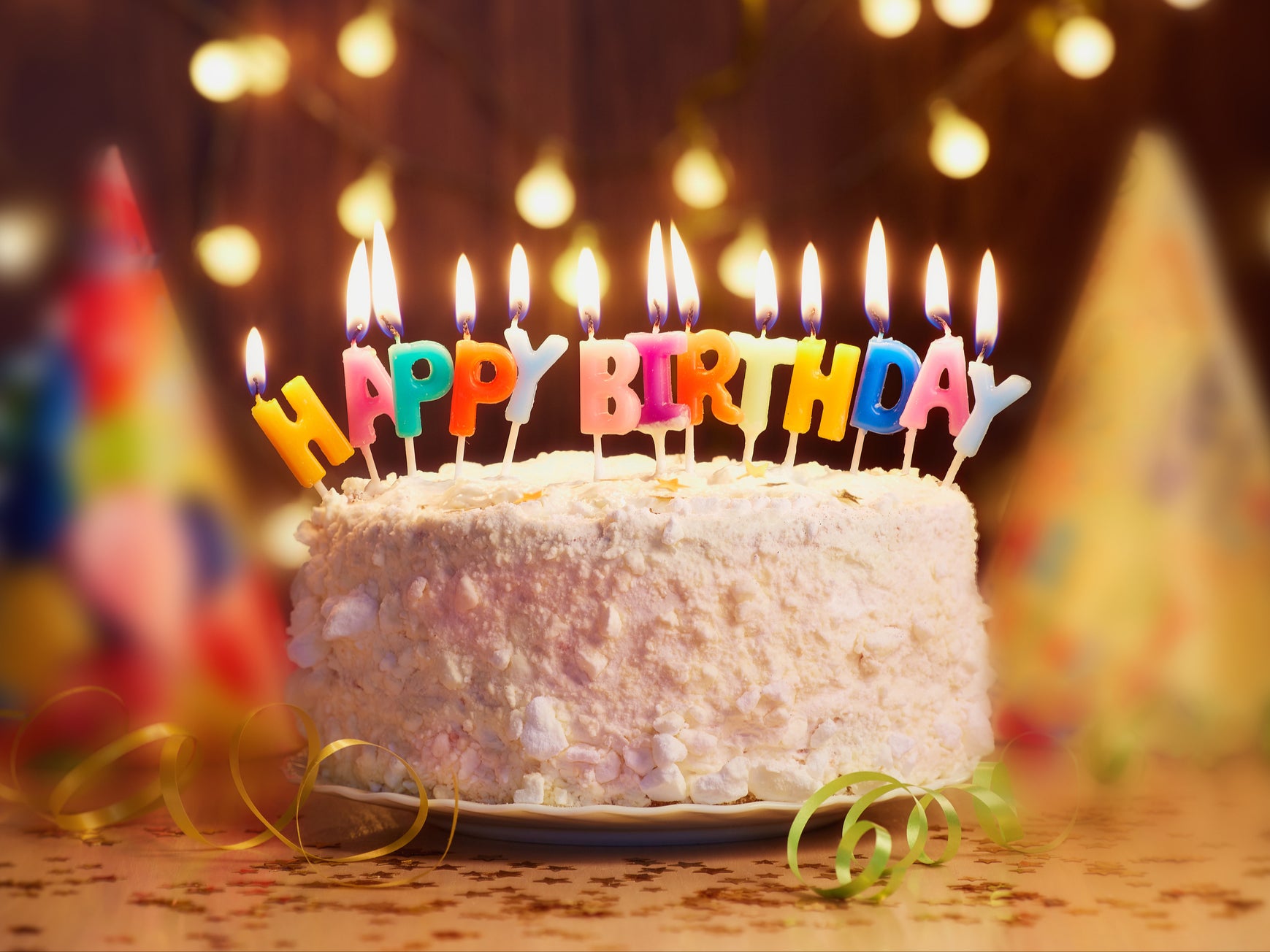 A birthday cake with all the candles lit ( Getty Images )