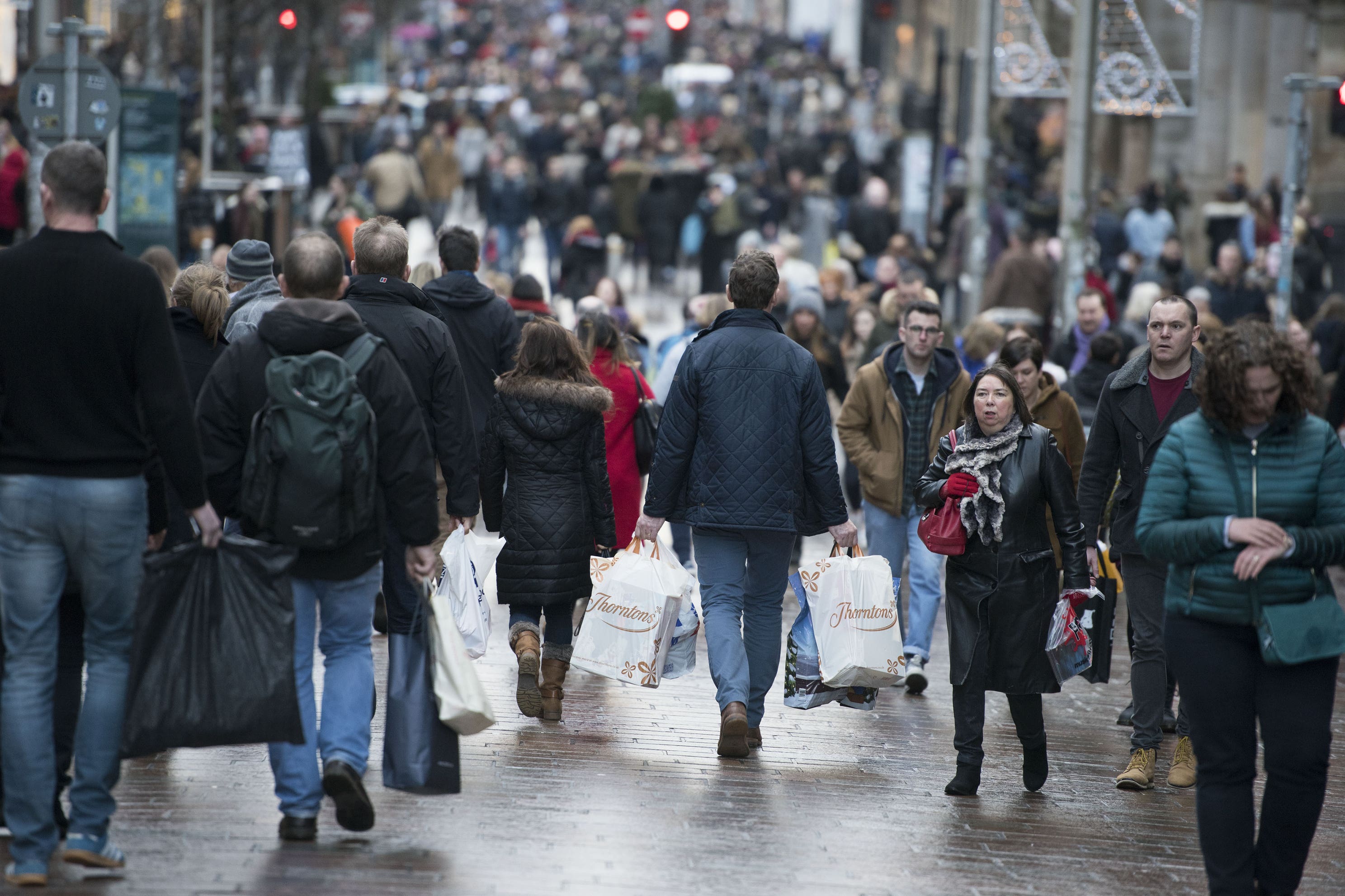 June’s poor weather saw consumer spending slump (John Linton/PA)