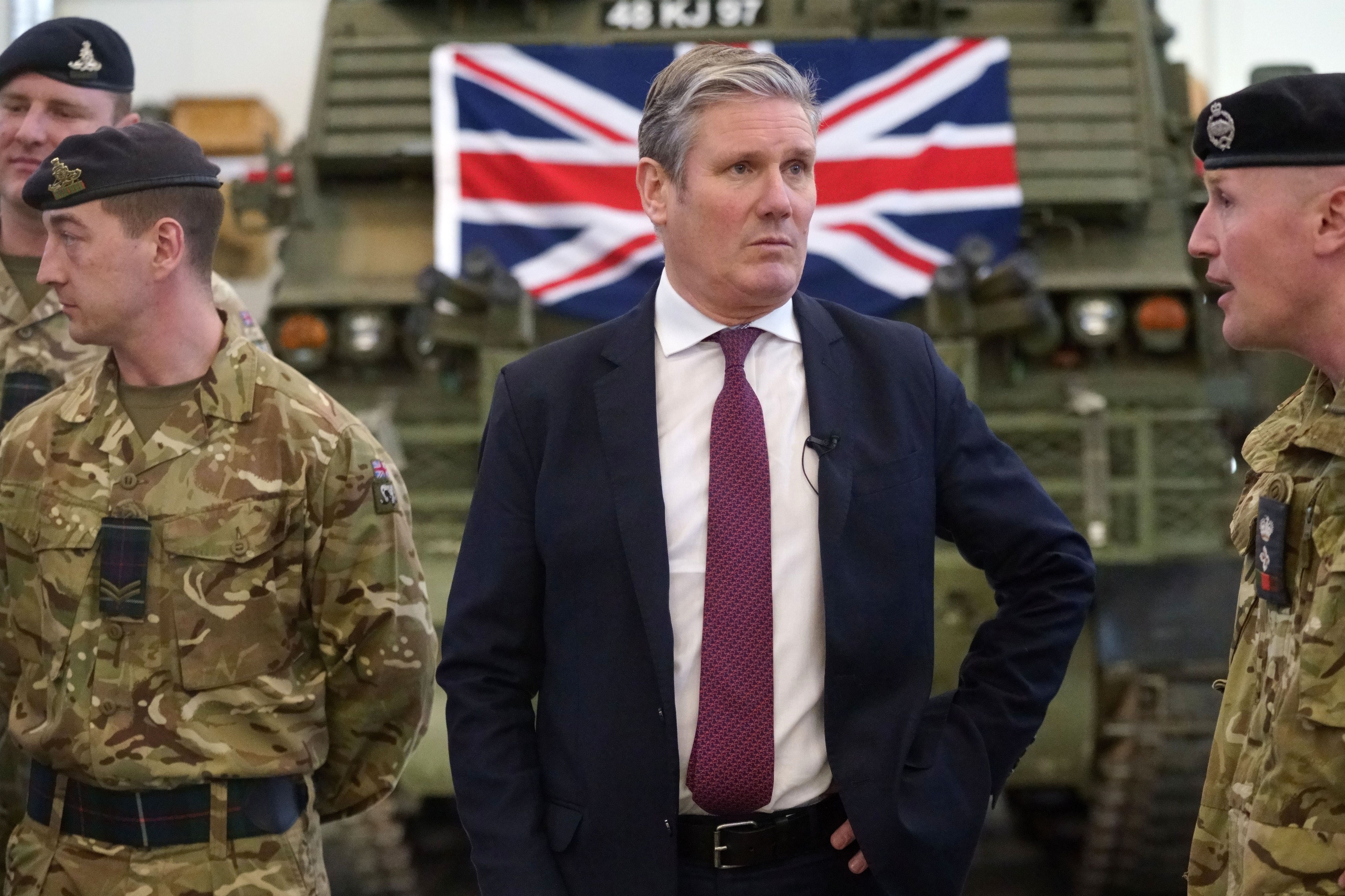 Sir Keir Starmer will go the Nato summit this week (Victoria Jones/PA)