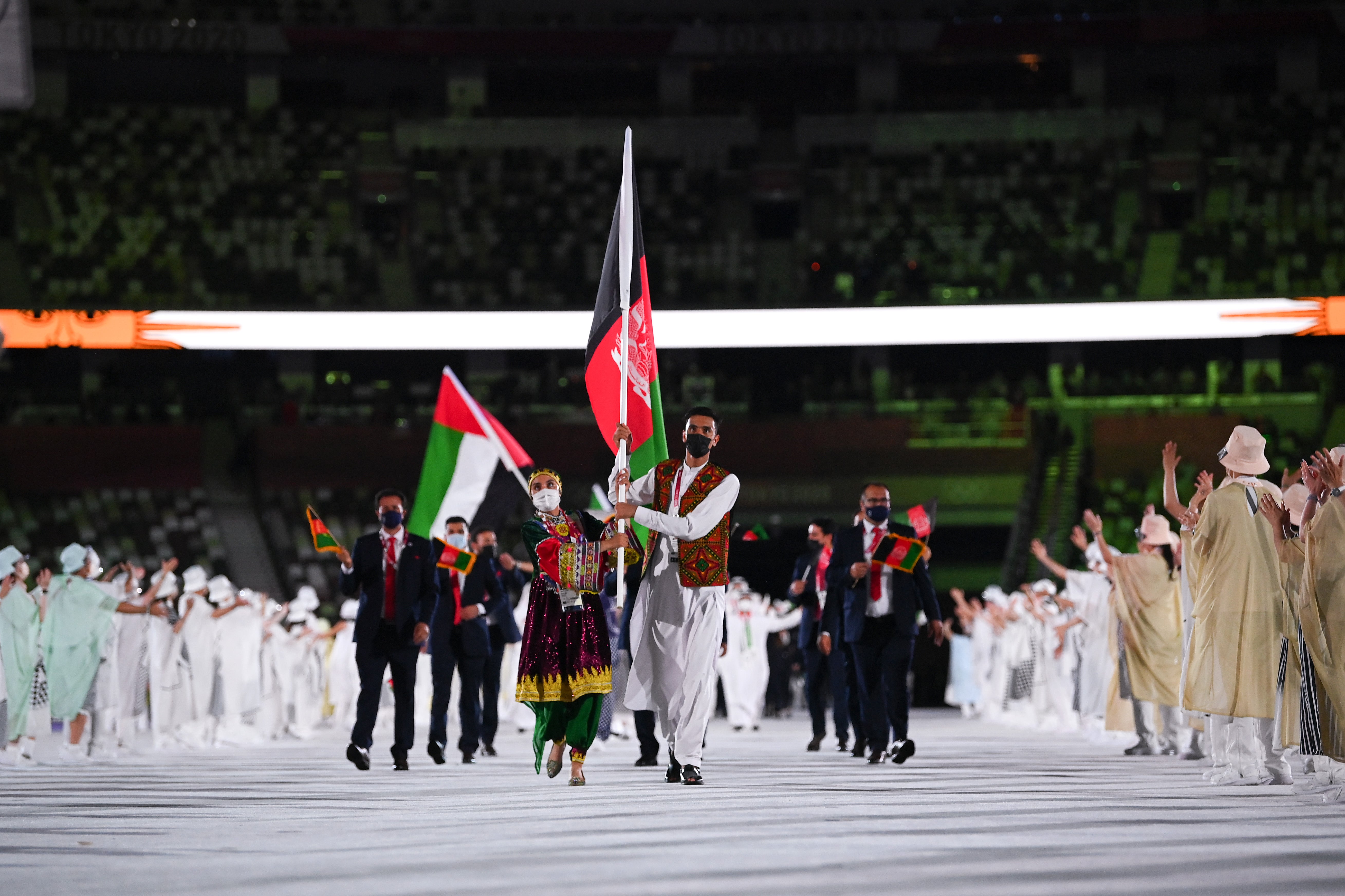 Kimia Yousofi is one of three Afghan female athletes competing at the 2024 Olympics in Paris