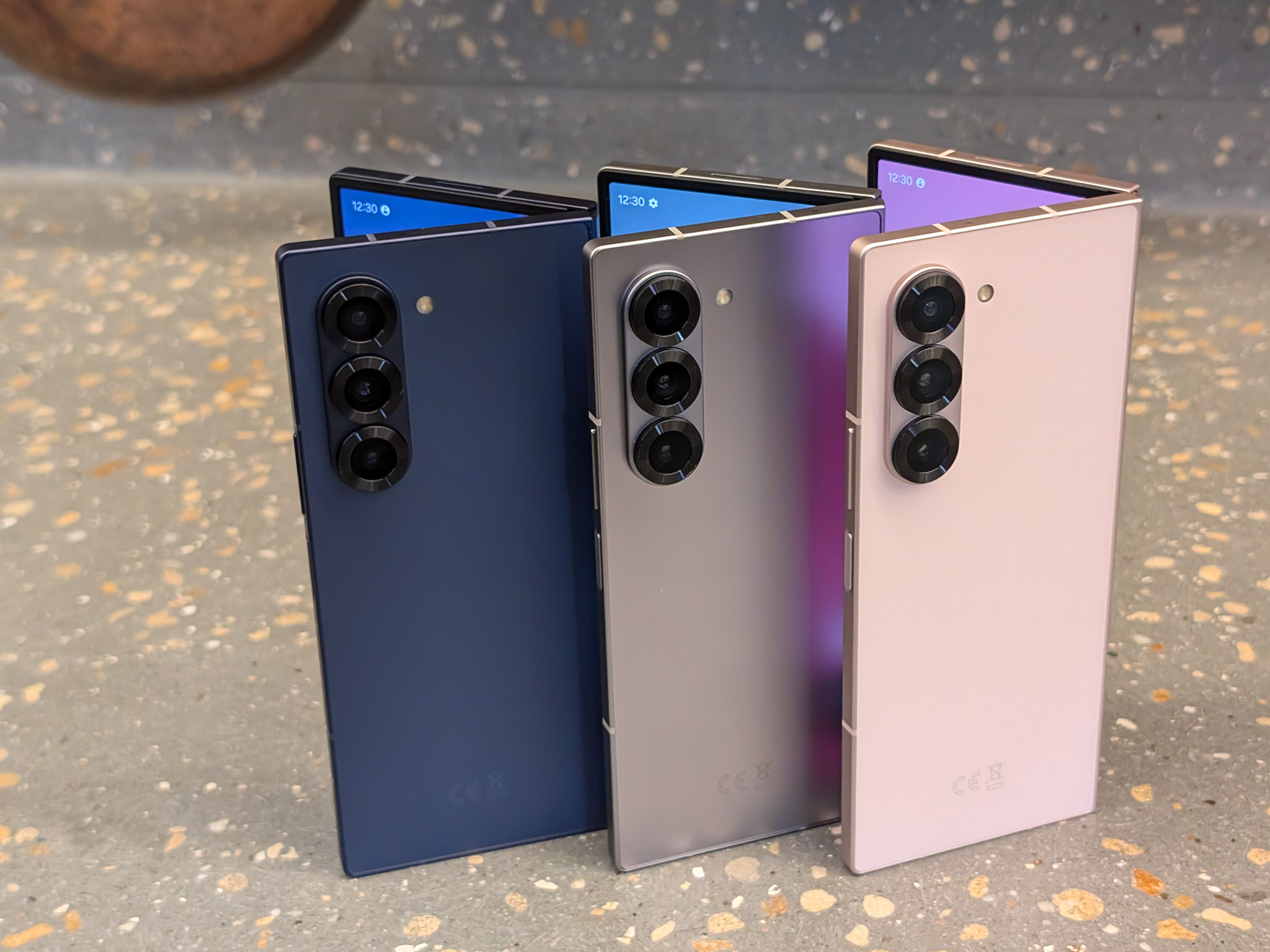 The Galaxy Z Fold 6 comes in blue, silver and pink