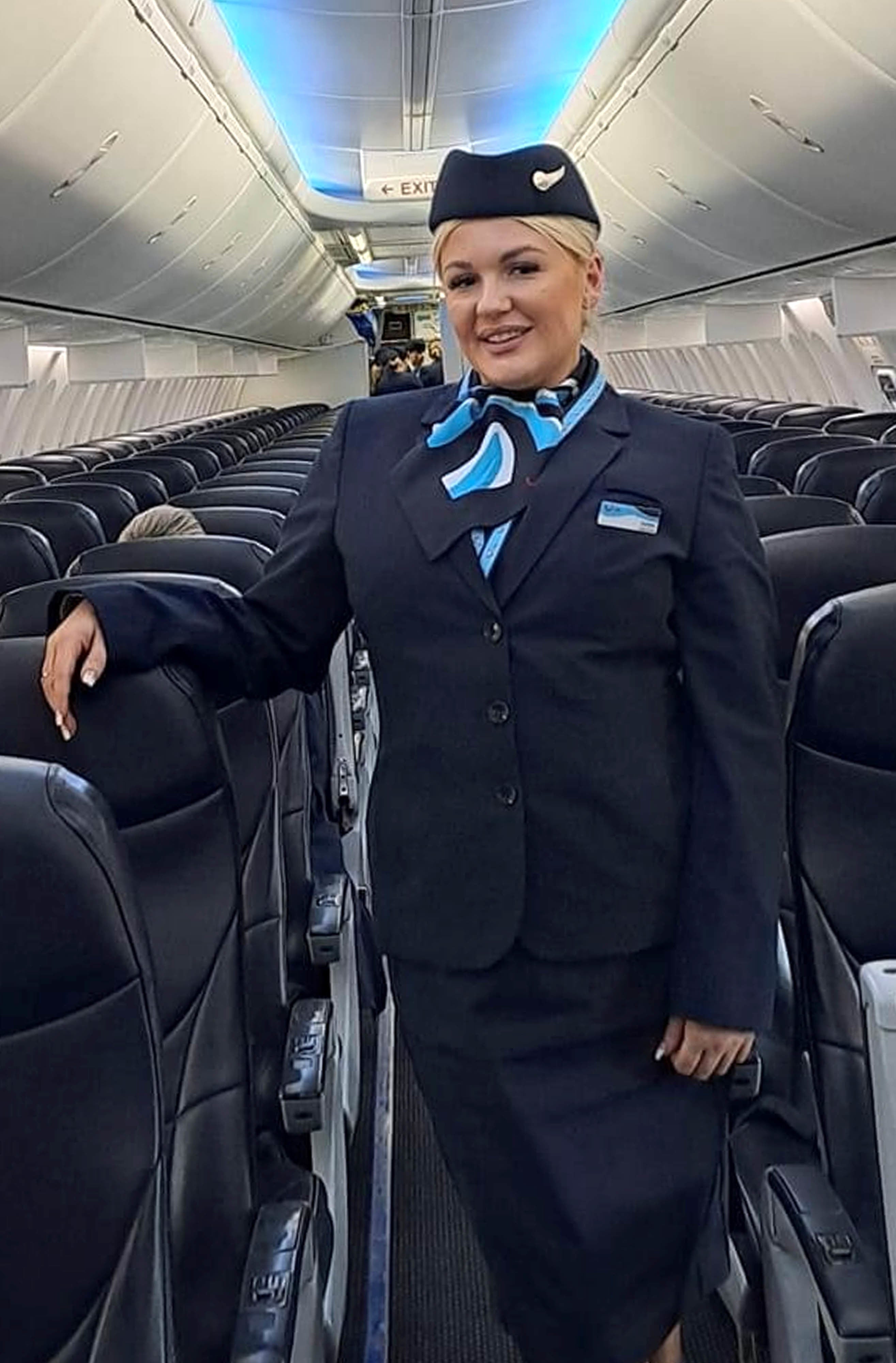 Karlene Warner, 30, worked as a flight attendant