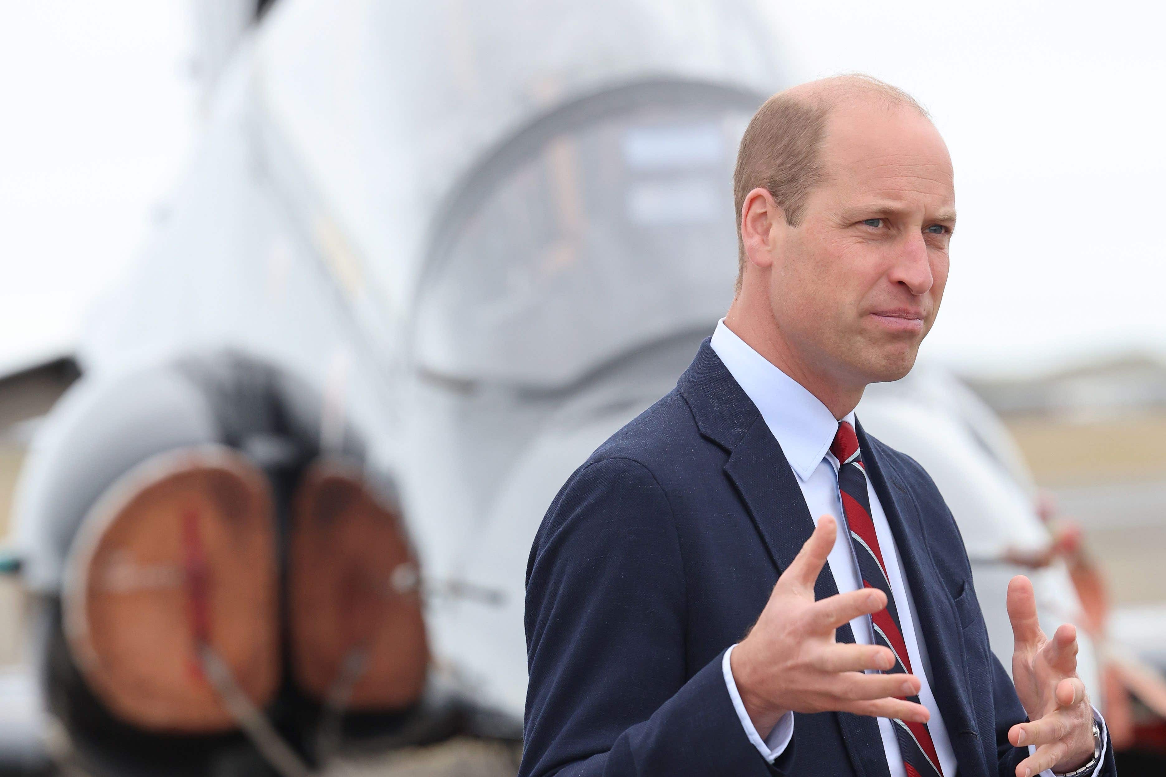 The Prince of Wales at RAF Valley (Chris Jackson/PA)