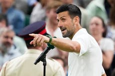 Wimbledon 2024 LIVE: Tennis scores and updates as Novak Djokovic given walkover after De Minaur withdrawal