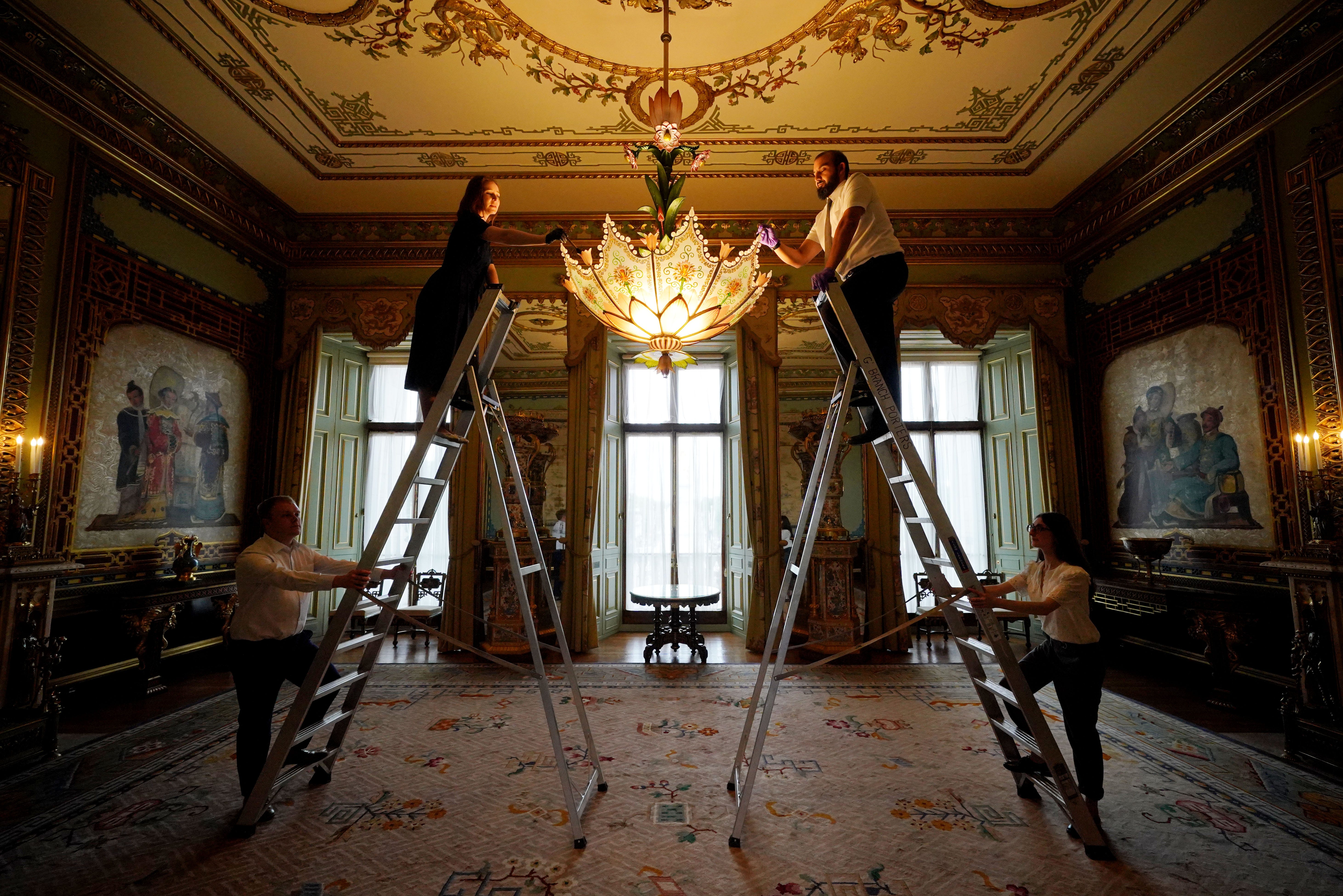 The palace’s East Wing opened for the first time this year after renovations