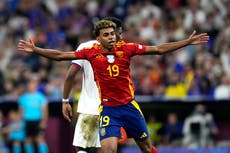 Meet Lamine Yamal, the 16-year-old Spain wonderkid lighting up Euro 2024