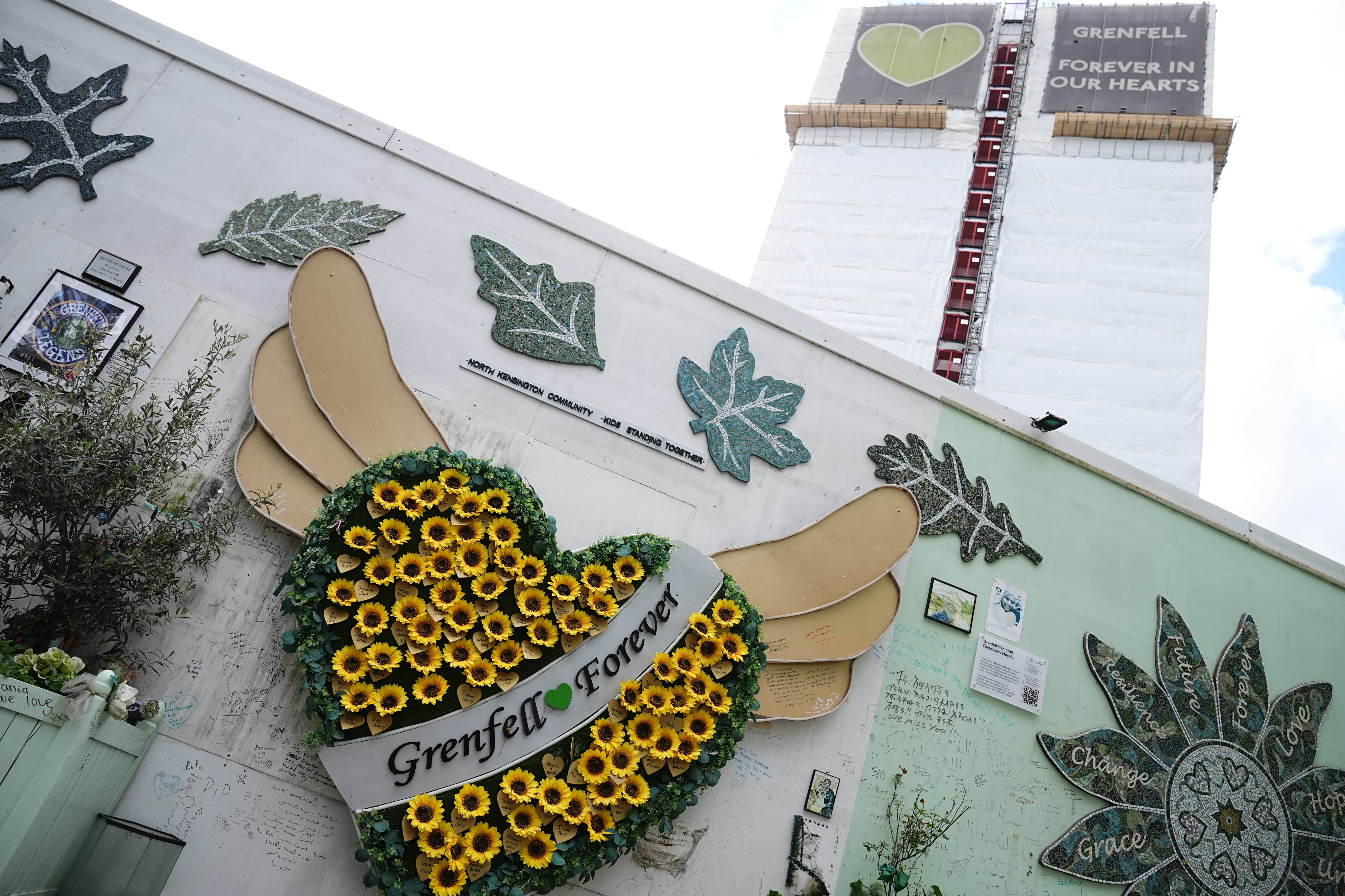 A search is under way for a team to design a memorial on the Grenfell Tower site (Aaron Chown/PA)