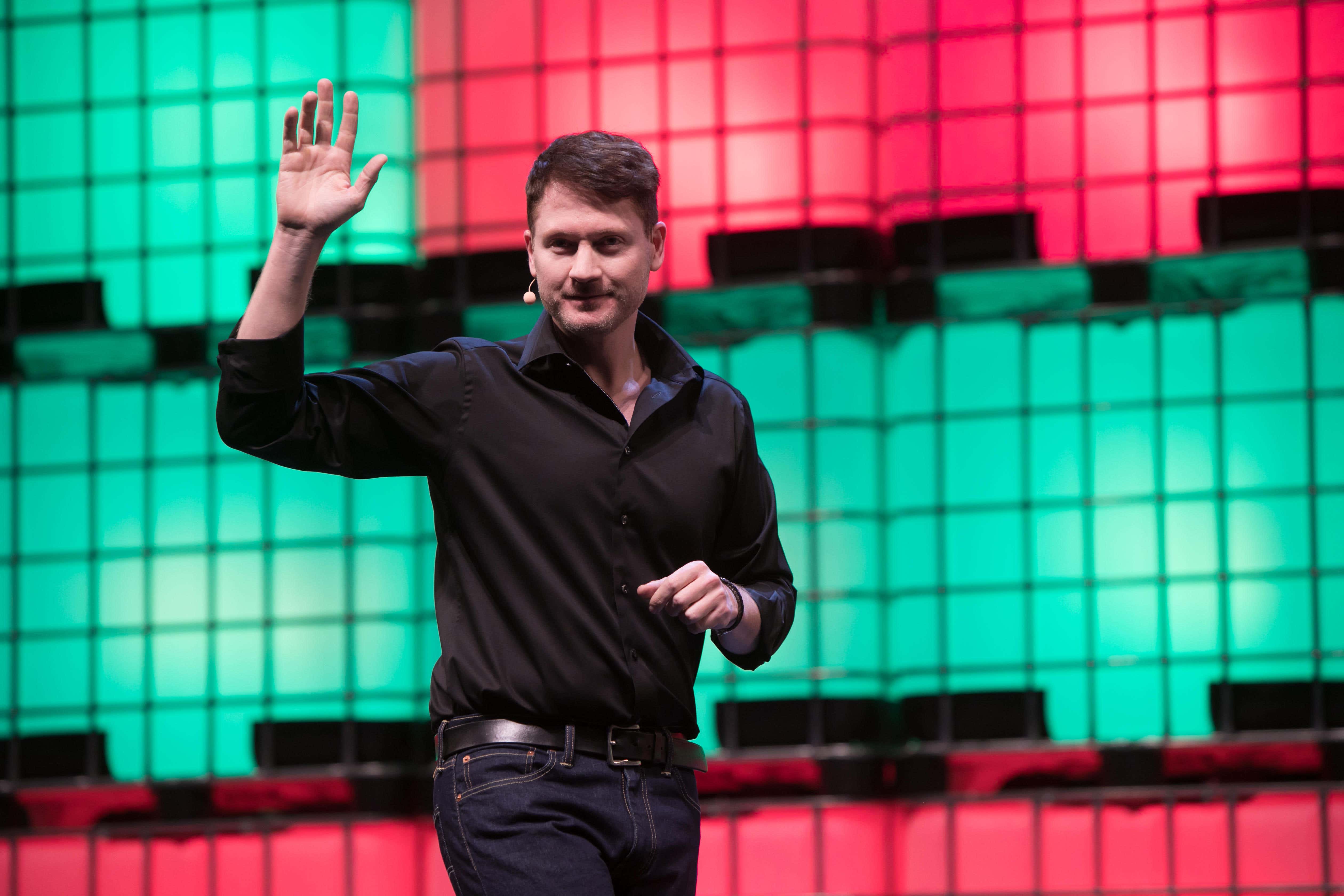 Bryan Johnson at the Web Summit Opening Night (Rachel Torres/Alamy Live News)