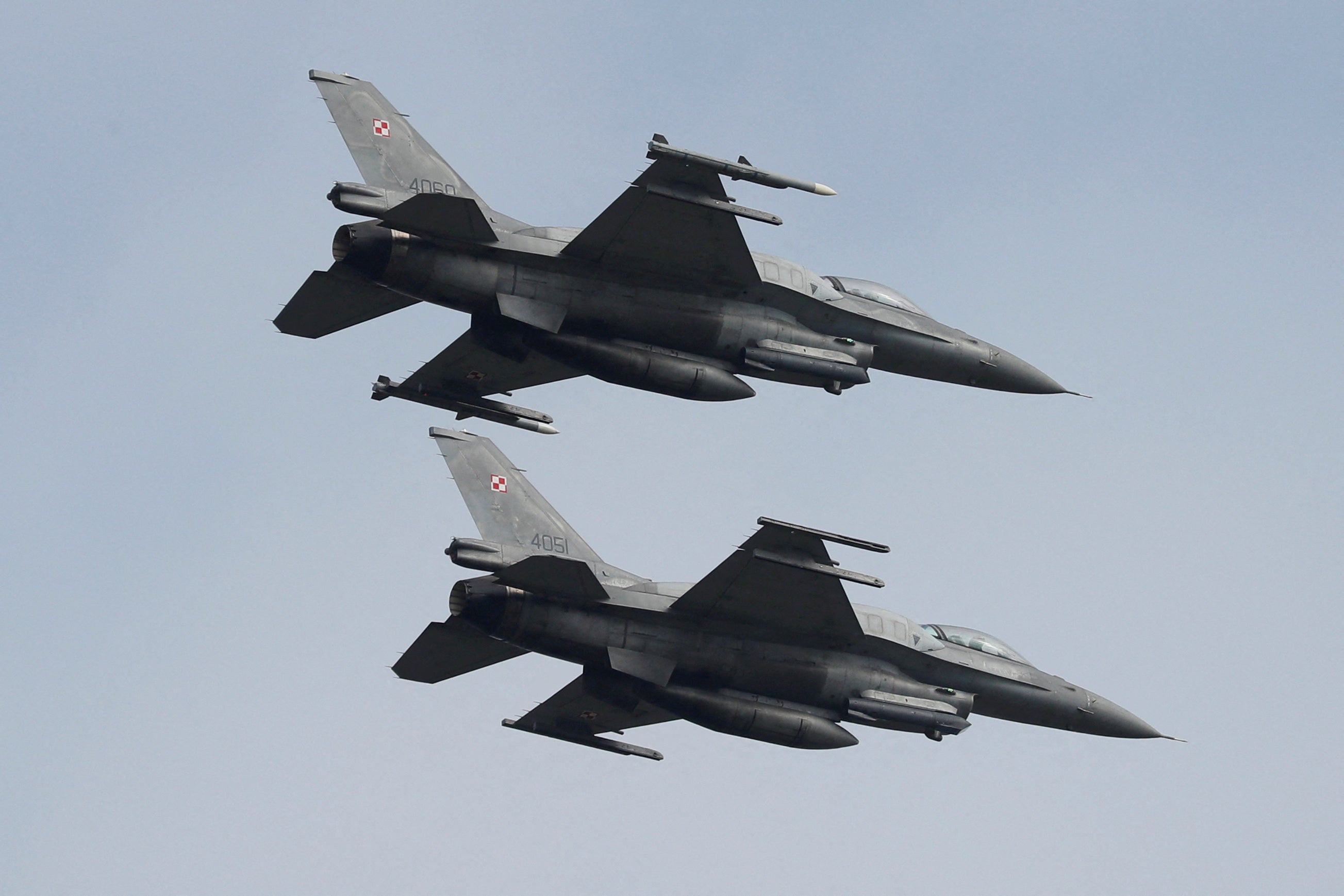 Polish jets intercepted the Russian spy plane
