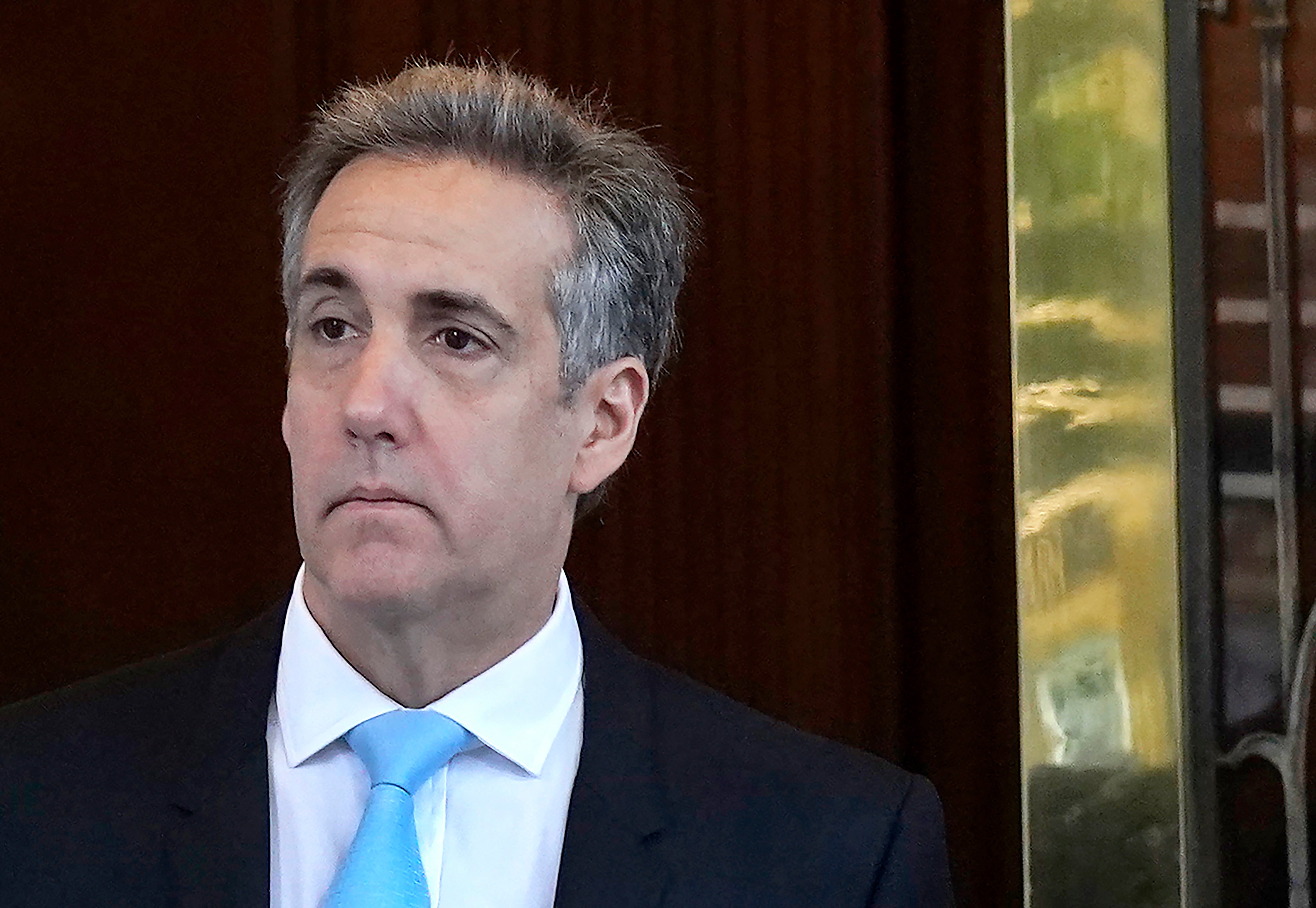 Michael Cohen heads to Manhattan criminal court to testify in Donald Trump’s hush money trial on May 14. Cohen is asking the Supreme Court to revive his case against Trump, who is accused of violating his former attorney’s constitutional rights