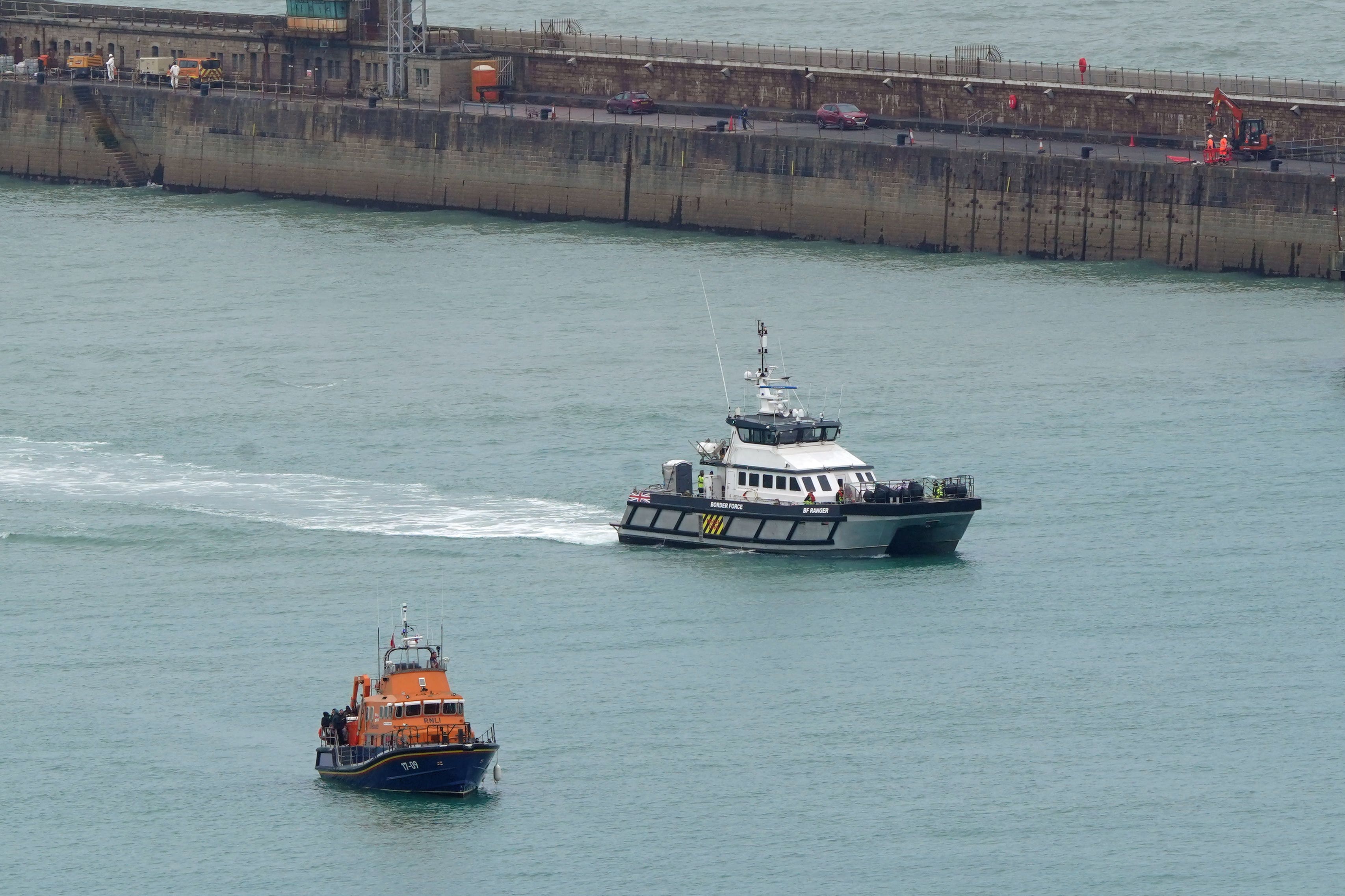 The Prime Minister warned the number of migrants crossing the Channel to the UK ‘can’t be changed overnight’ as arrivals for the year so far topped 14,000 (Gareth Fuller/PA)