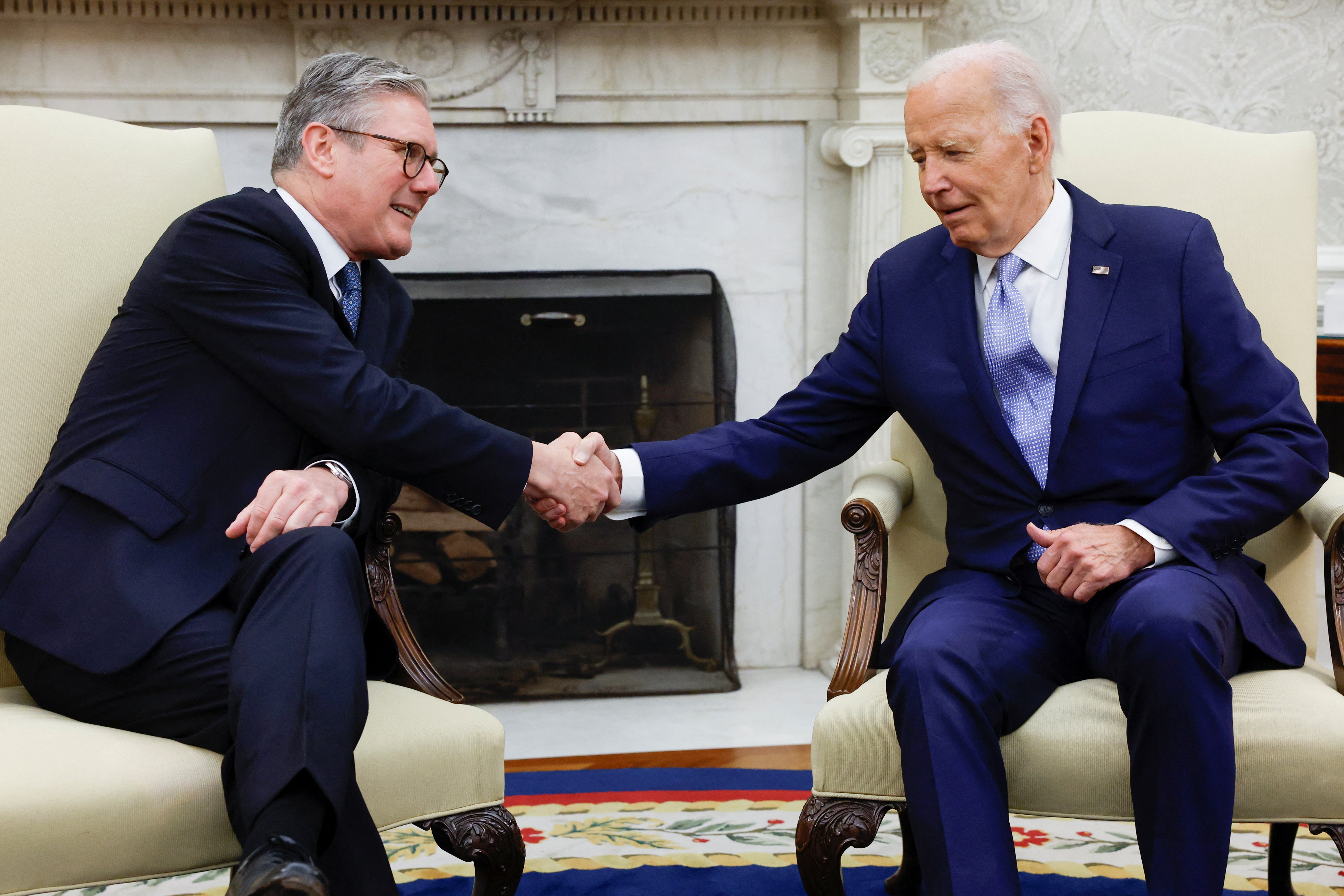 Sir Keir meets Joe Biden in the Oval Office on Wednesday