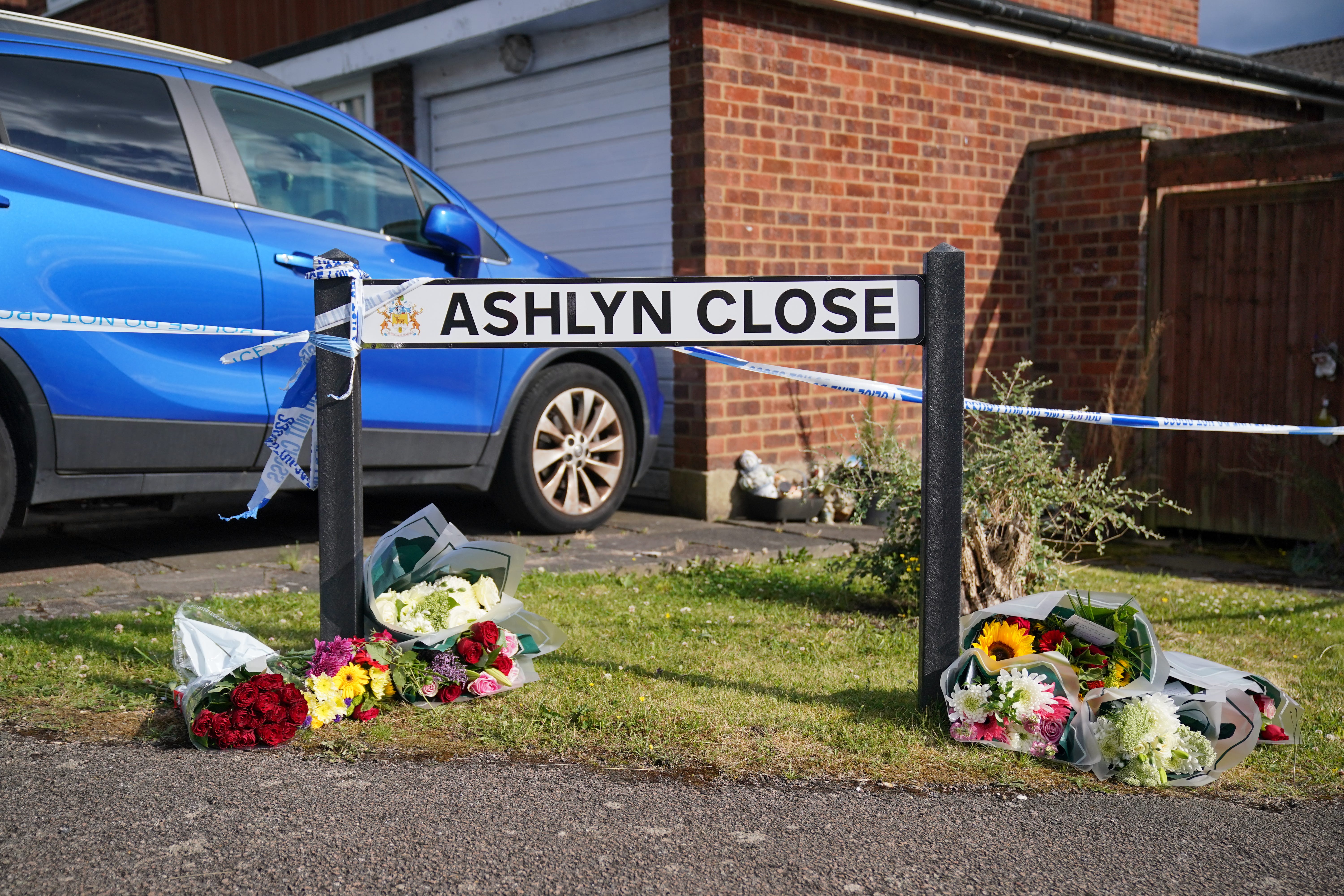 The three women were found fatally injured in Ashlyn Close, Bushey, Hertfordshire (Jonathan Brady/PA)