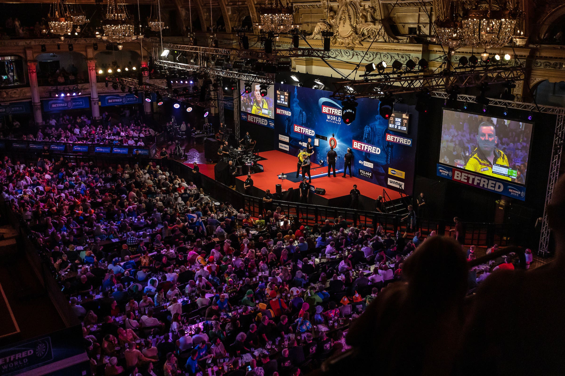 Sunday evening’s session at the World Matchplay has been brought forward (PDC handout/PA)