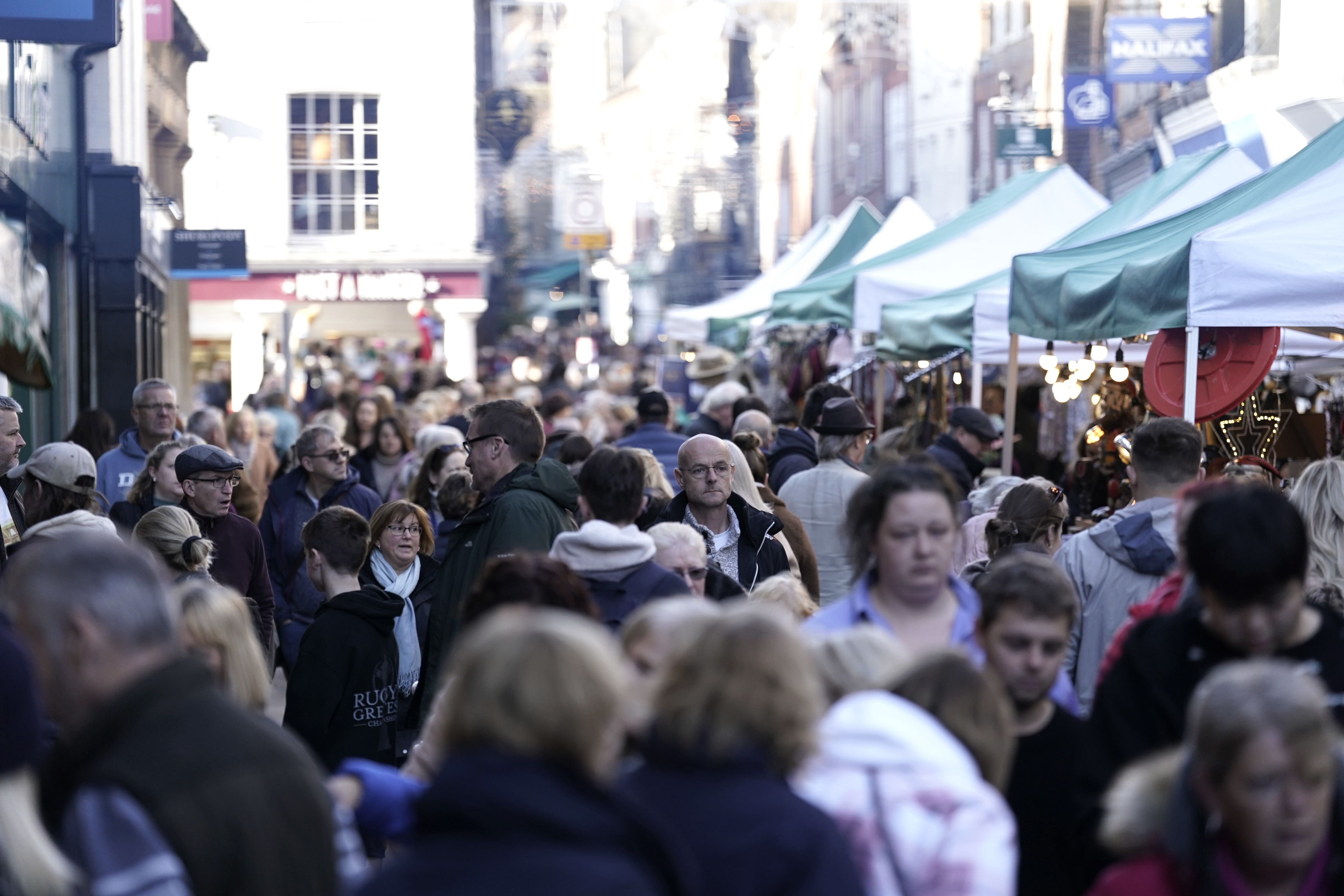 The UK economy grew faster than expected in May (Andrew Matthews/PA)