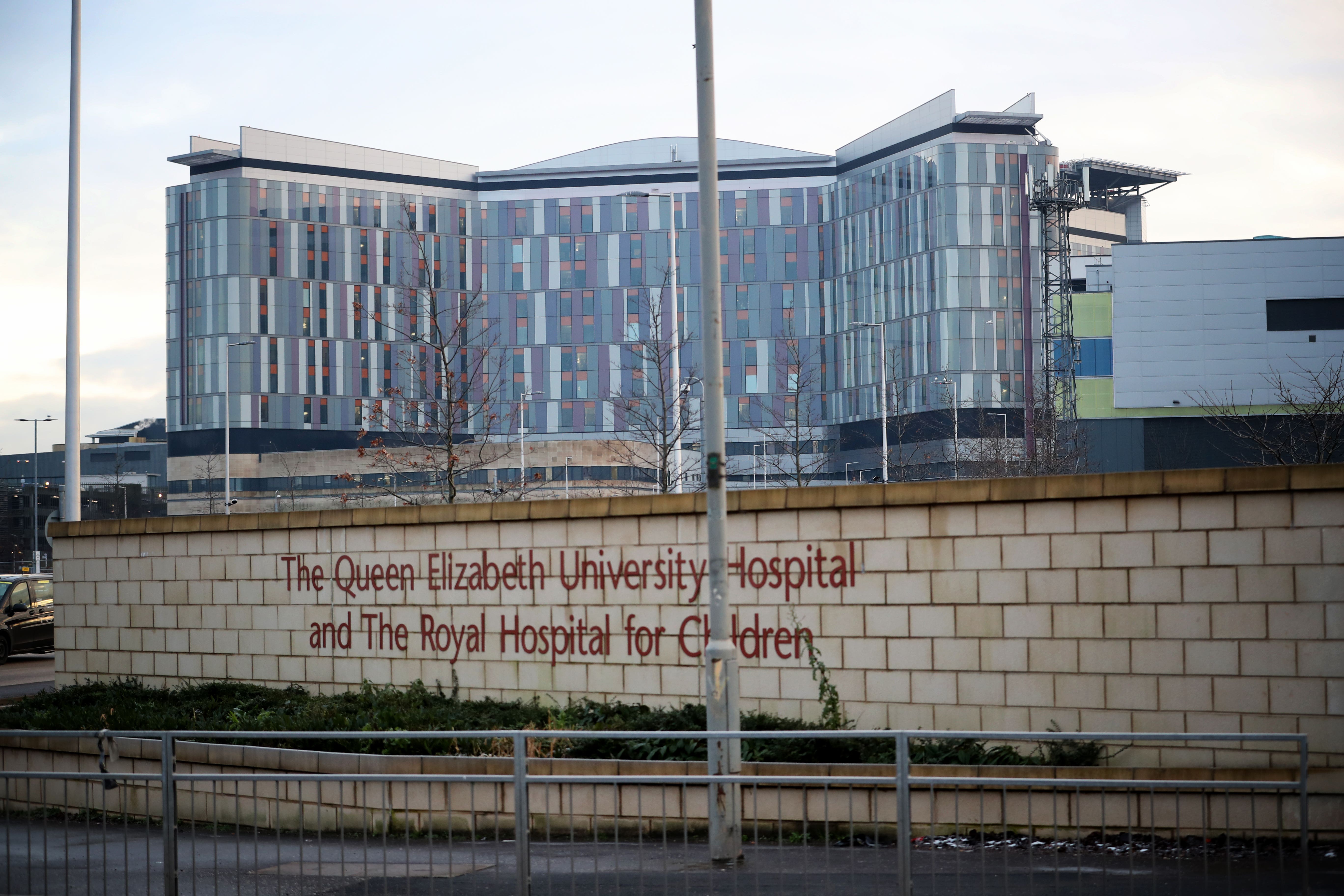 The child was pronounced dead at Royal Hospital for Children (Jane Barlow/PA)