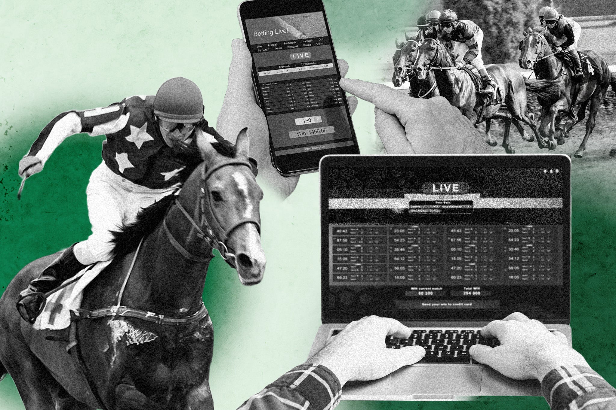 Horse racing is a staple of betting websites