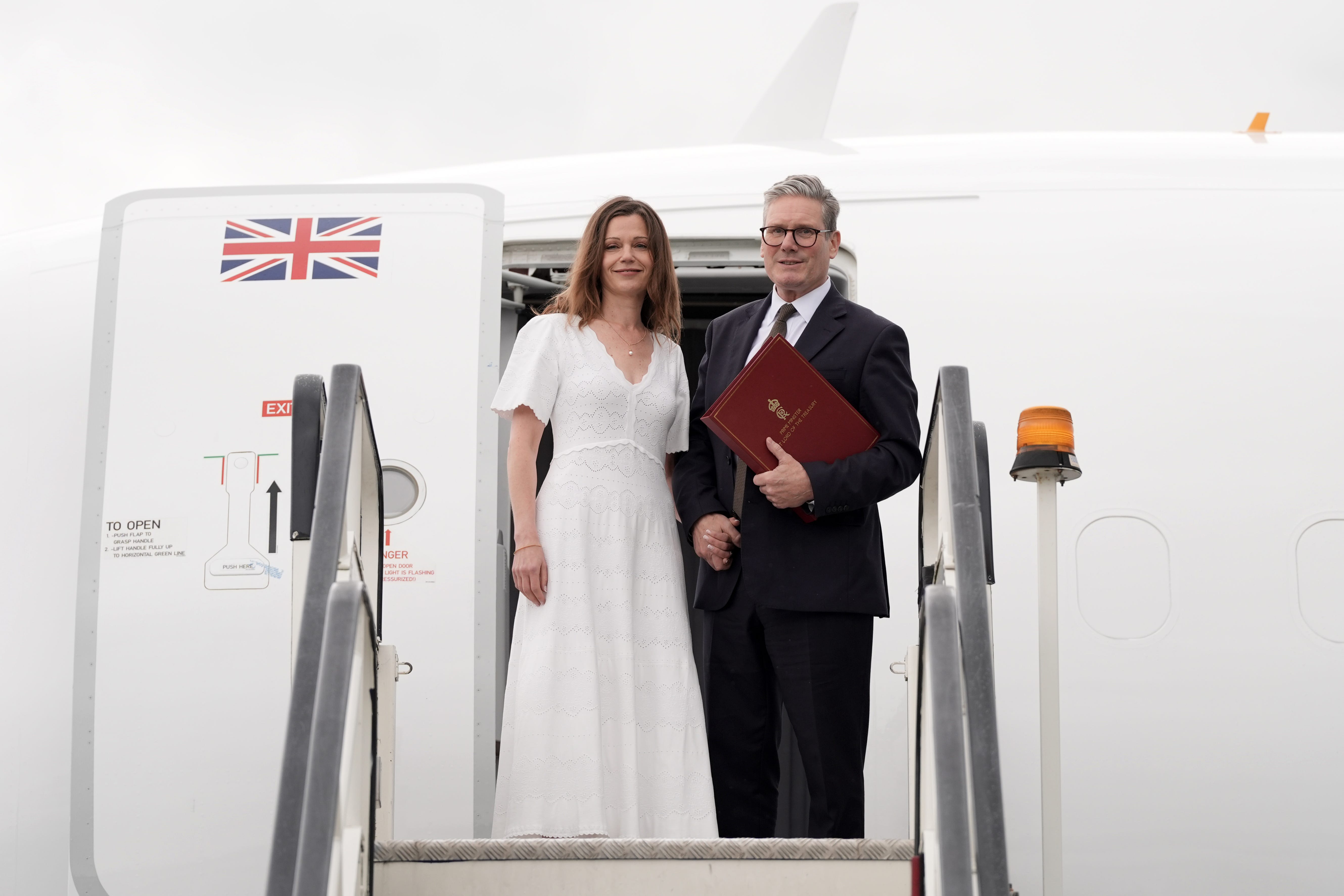 Sir Keir Starmer has said his parents would have loved to have seen him walking through the door of 10 Downing Street as Prime Minister (Stefan Rousseau/PA)