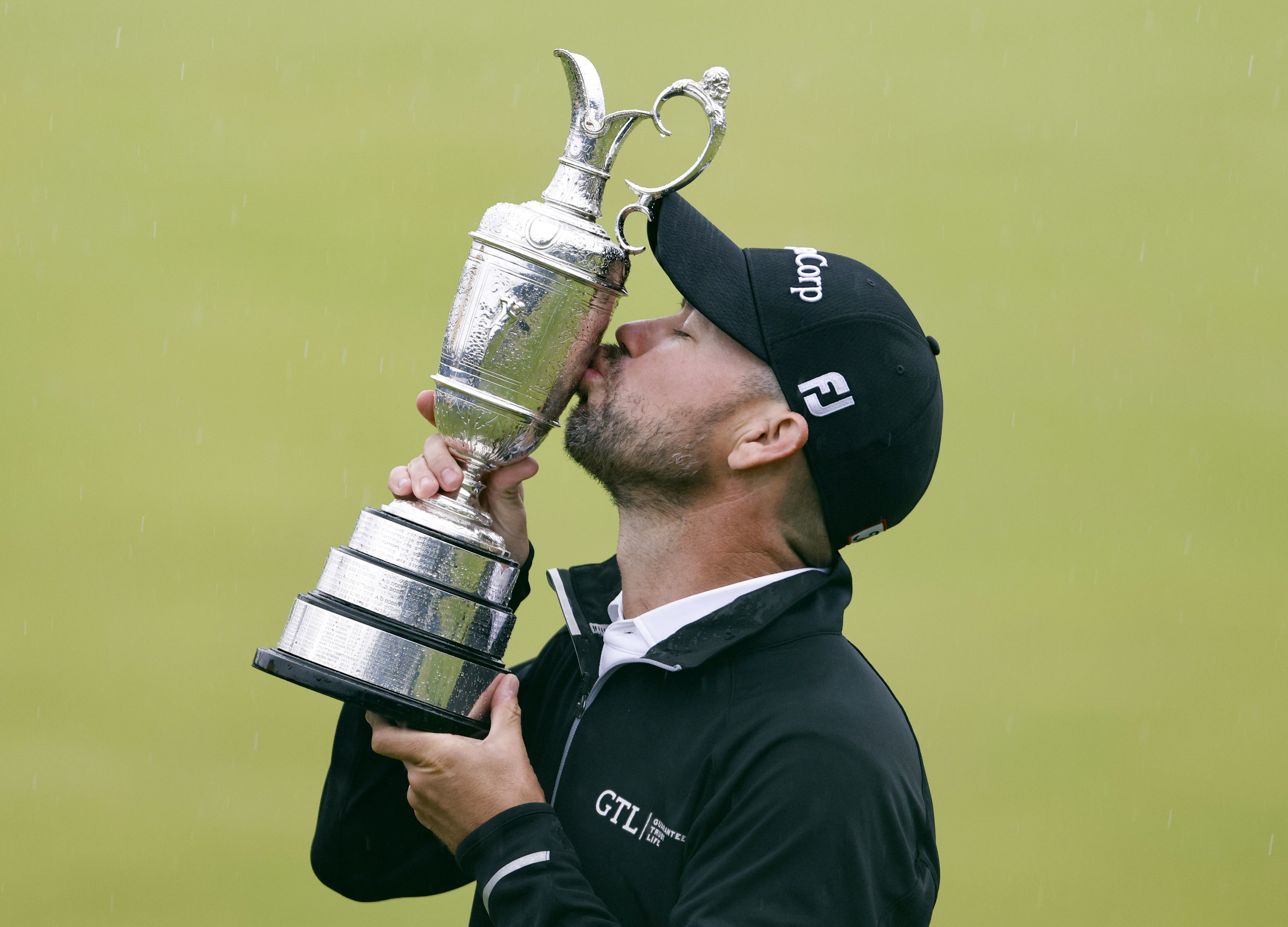 Brian Harman kisses the Claret Jug after winning The Open at Royal Liverpool last year (Richard Sellers/PA)