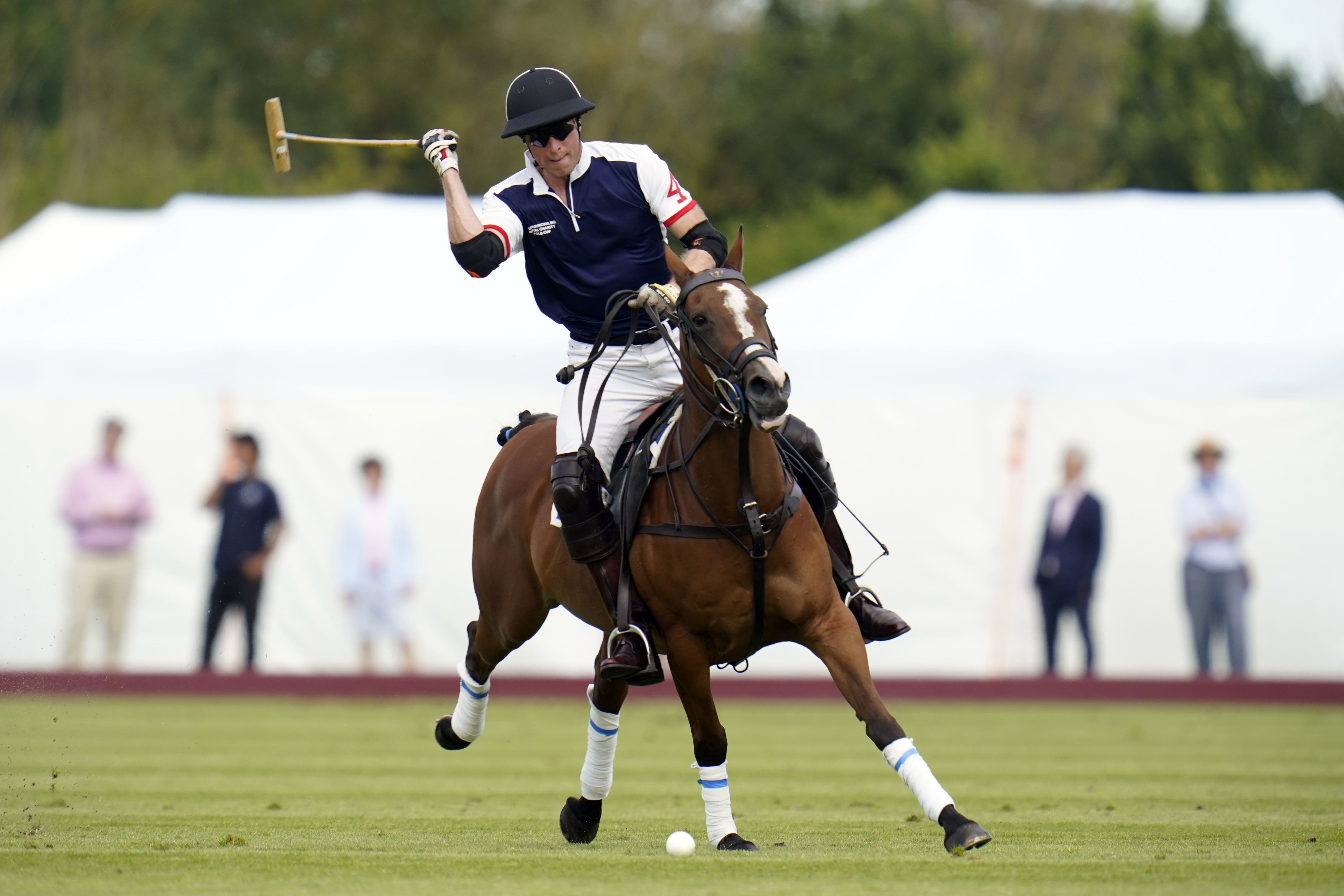 The event is being held at Guards Polo Club in Windsor Great Park (Andrew Matthews/PA)