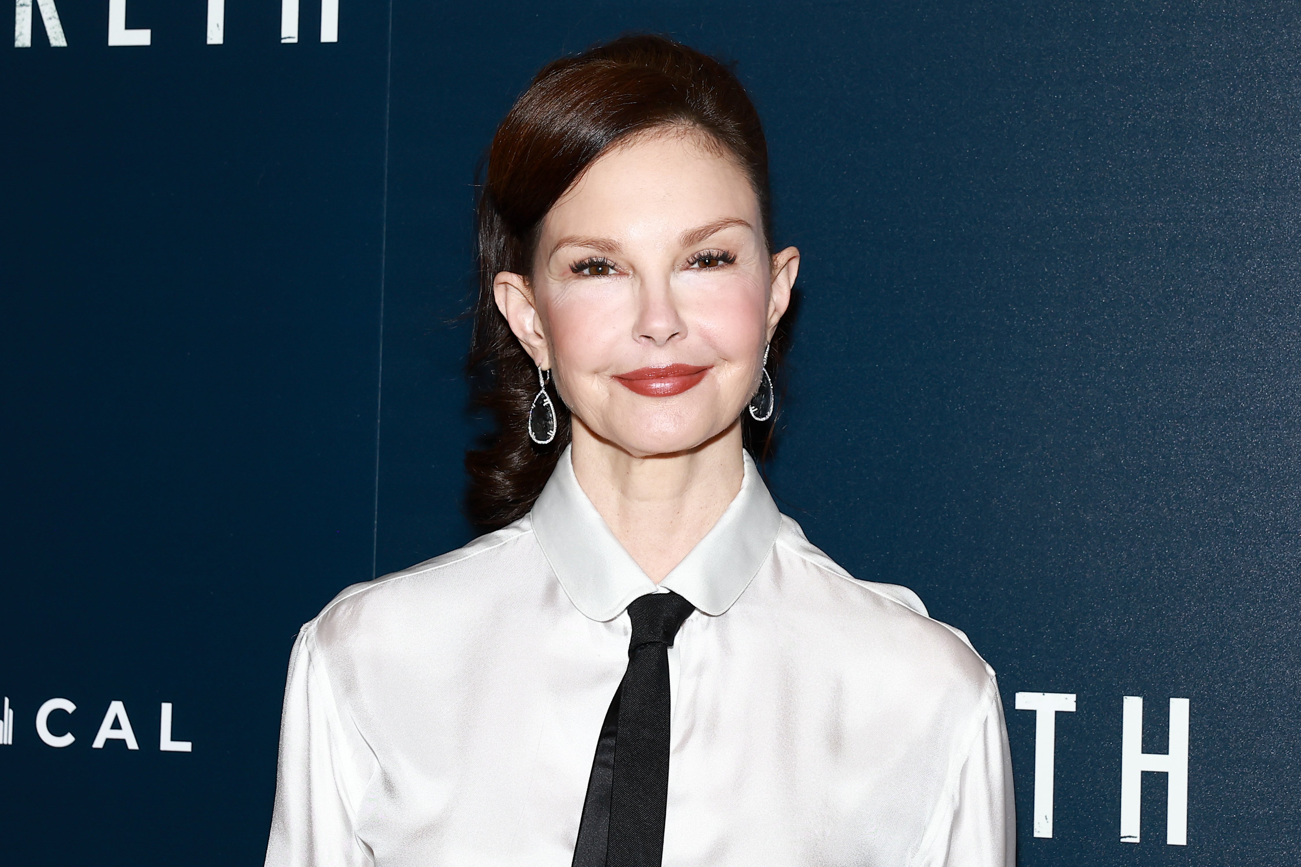 Ashley Judd attends the "Lazareth" Special Screening at Crosby Street Hotel on May 09, 2024 in New York City. She’s calling on Biden to step aside