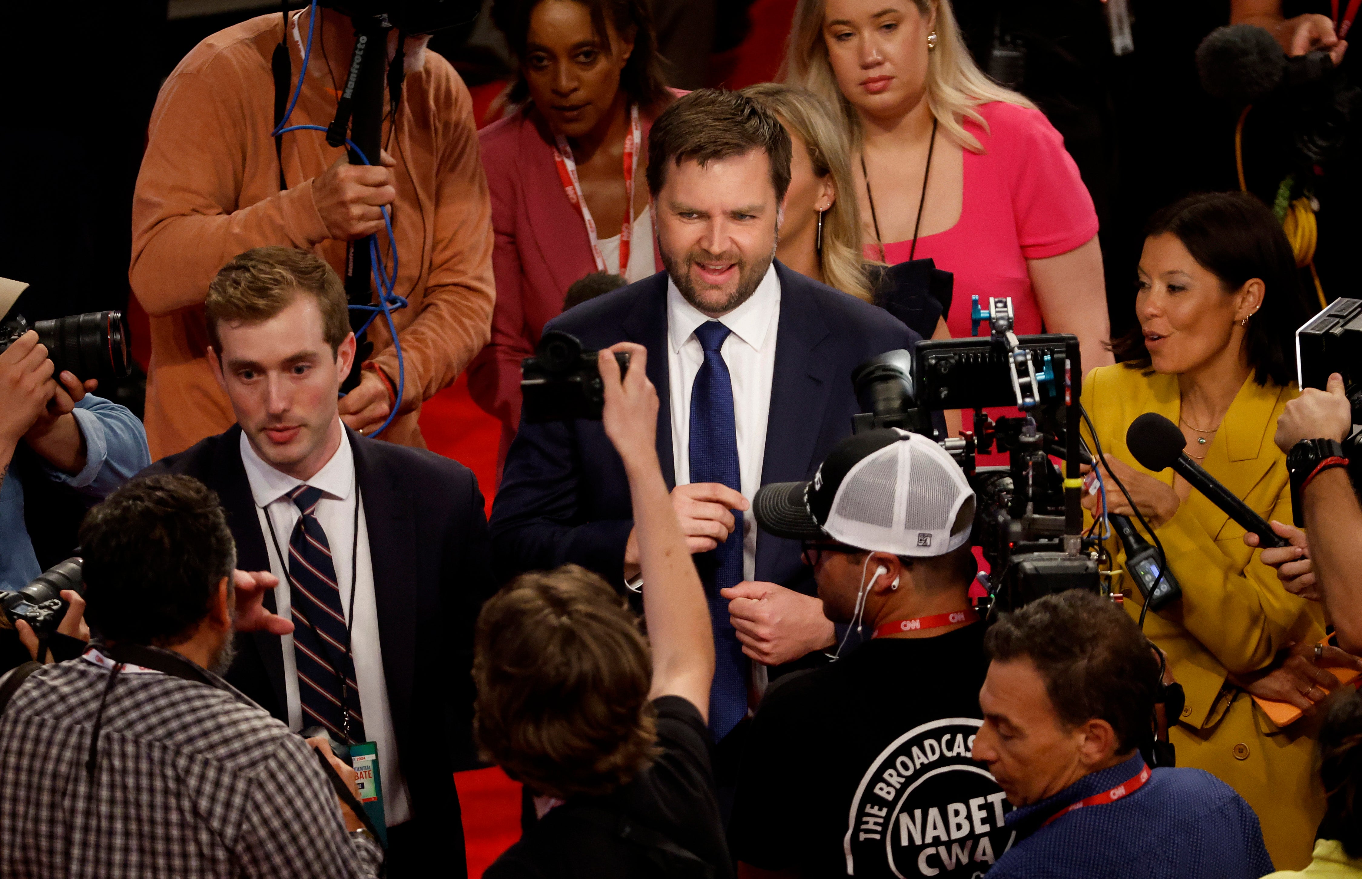 Former president Donald Trump announced that he selected Senator JD Vance of Ohio to be his running mate.