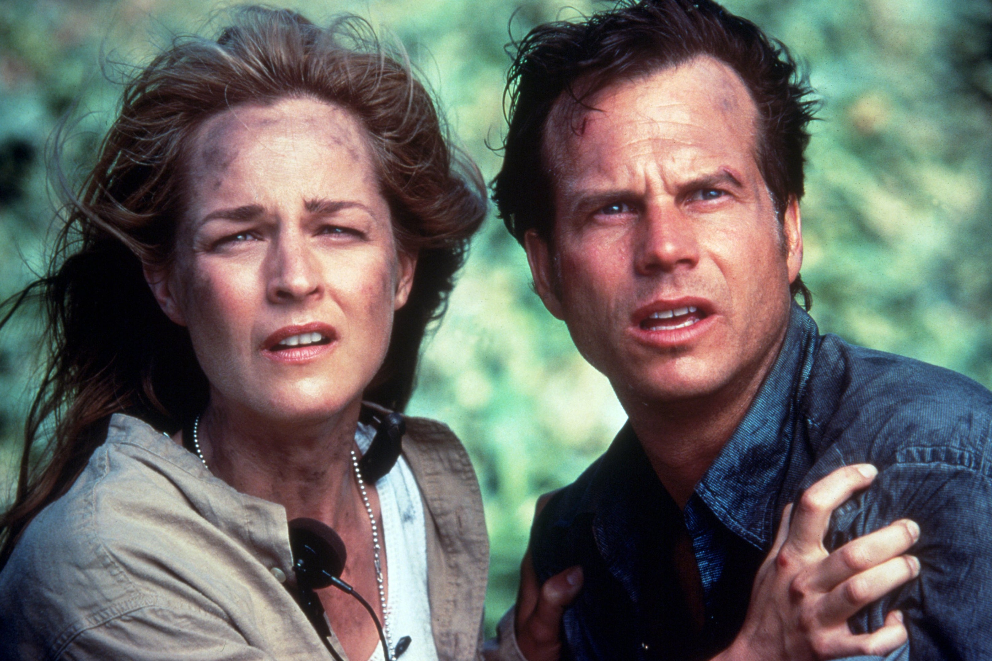 Long and windy road: Helen Hunt and Bill Paxton in ‘Twister’