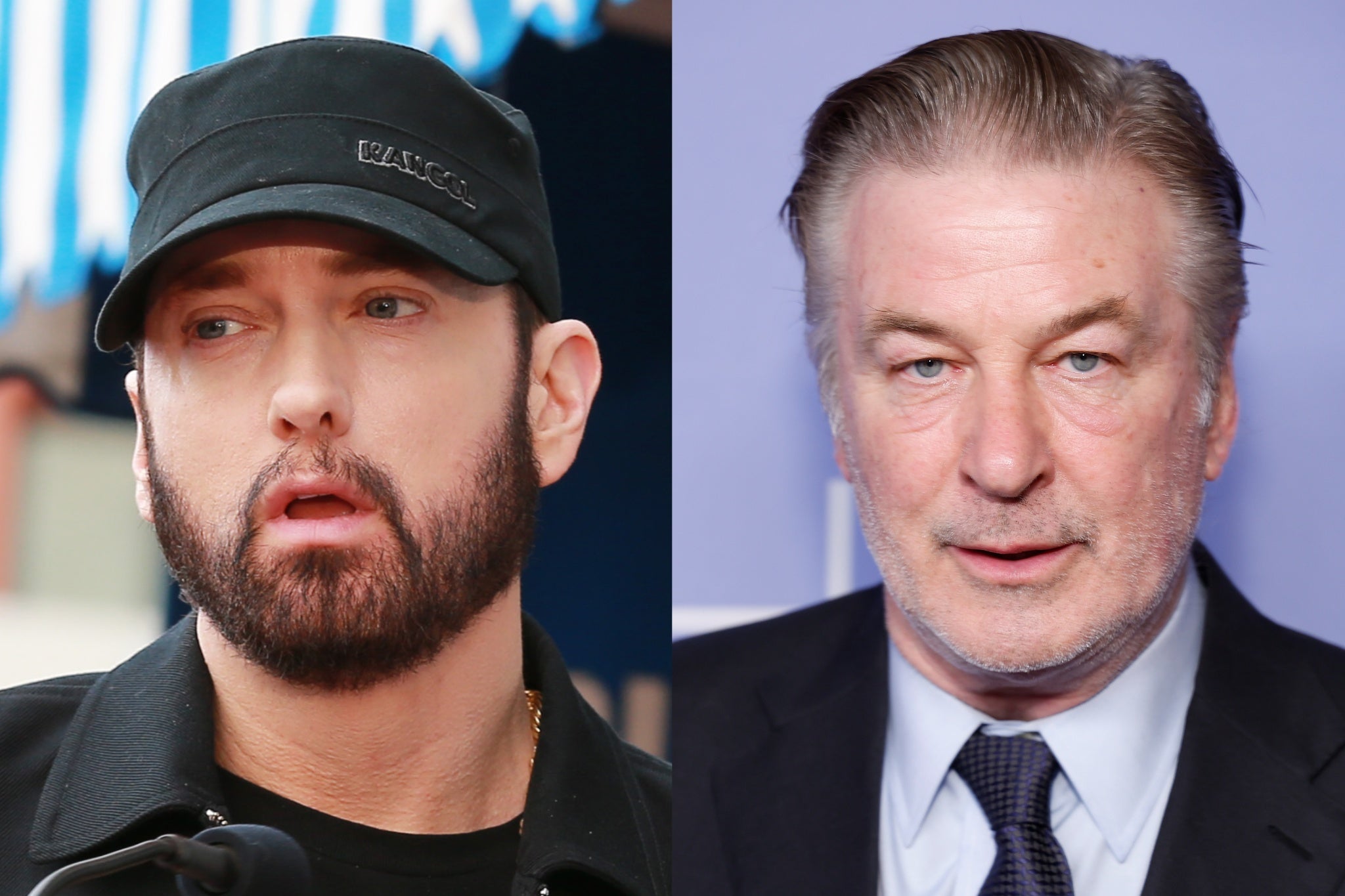 Marshall ‘Eminem’ Mathers and Alec Baldwin